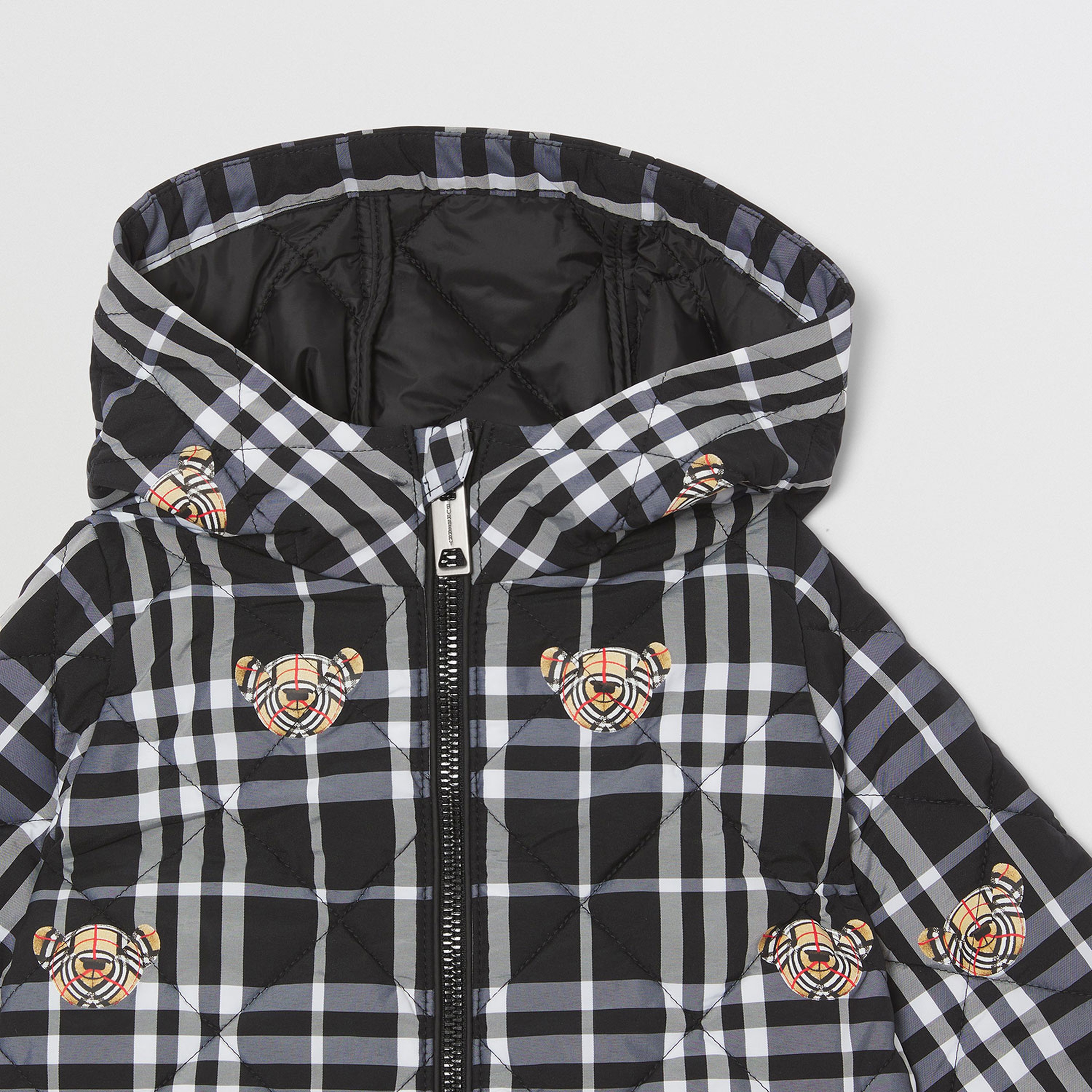 Burberry Çocuk Siyah Mont