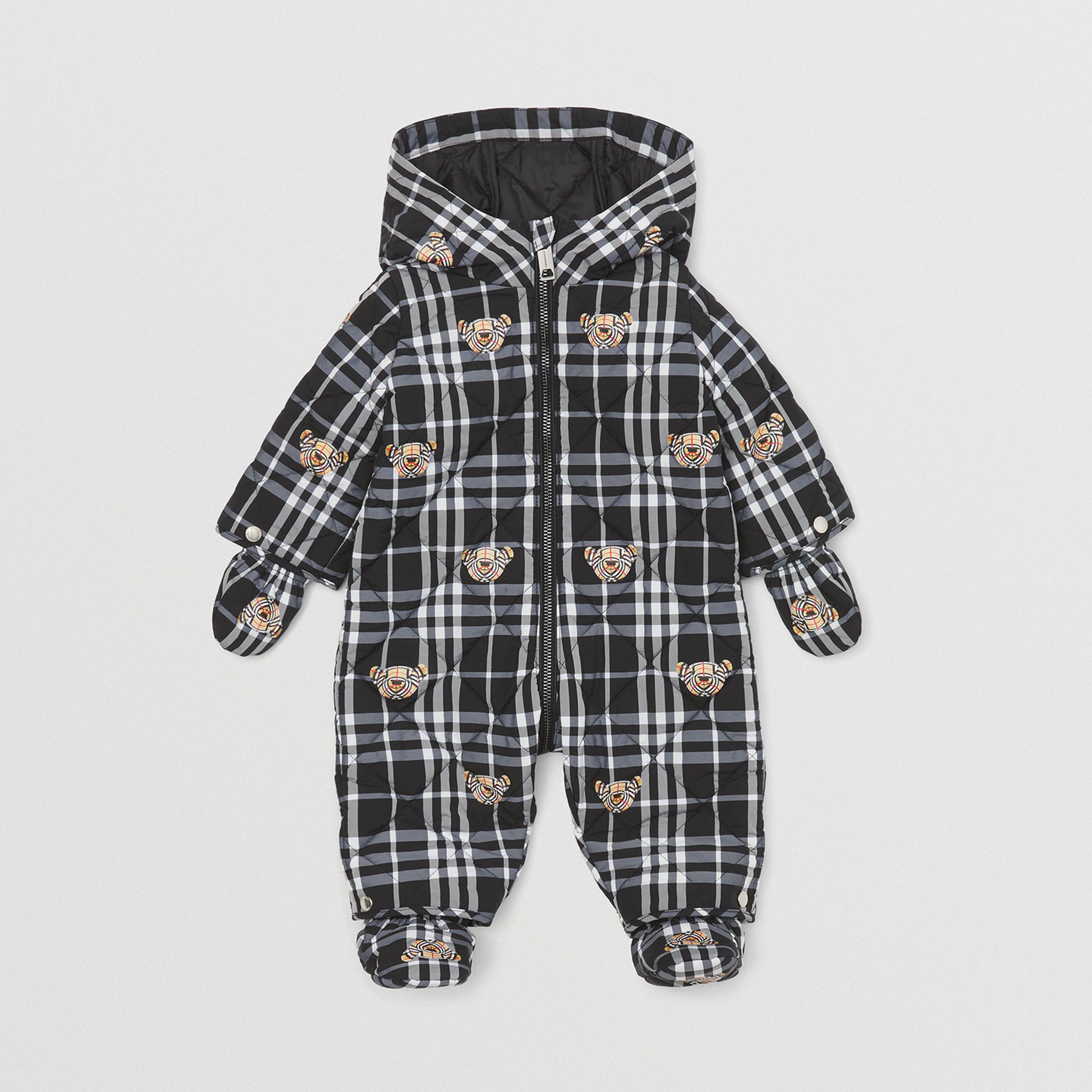 Burberry Çocuk Siyah Mont