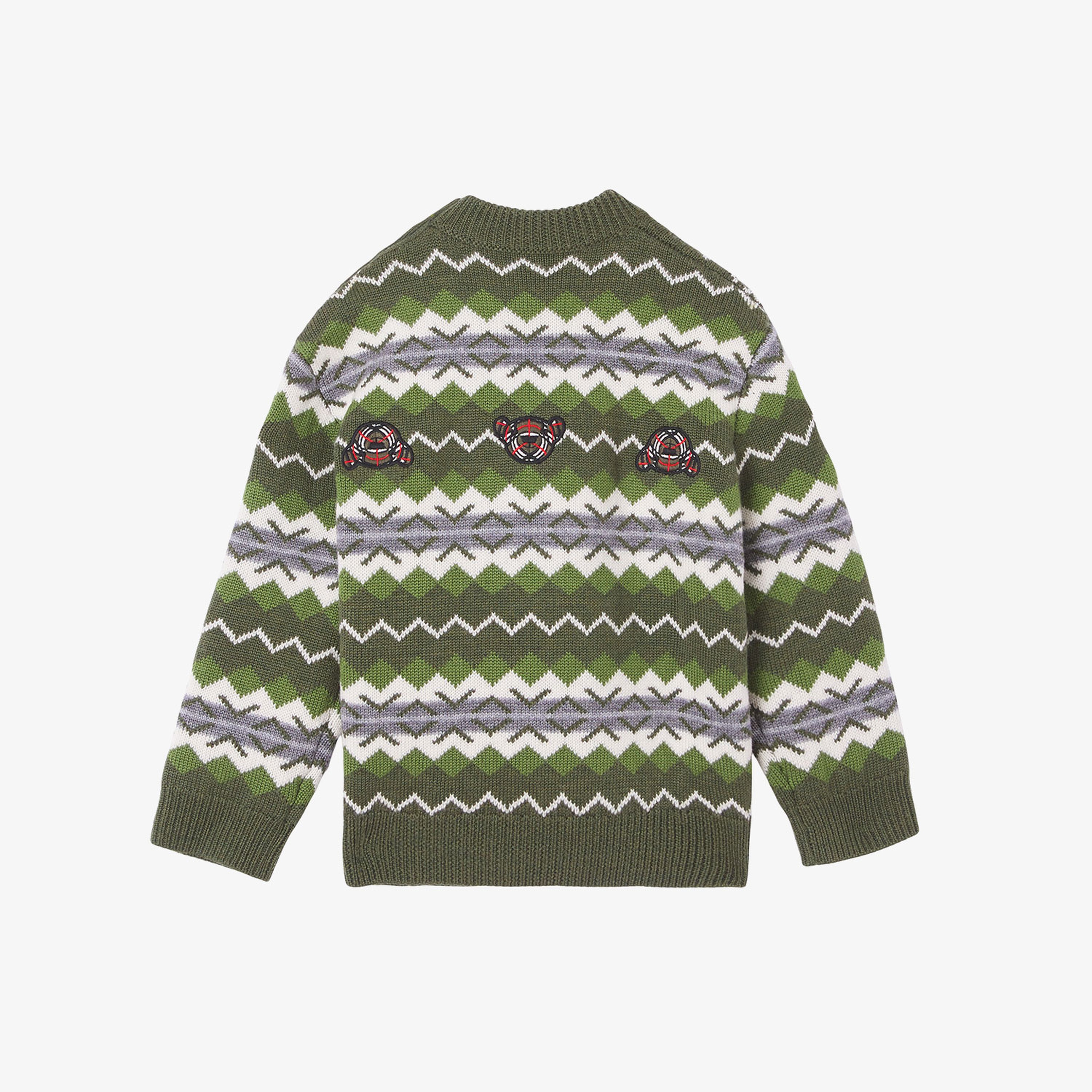 Burberry Çocuk Yeşil Triko