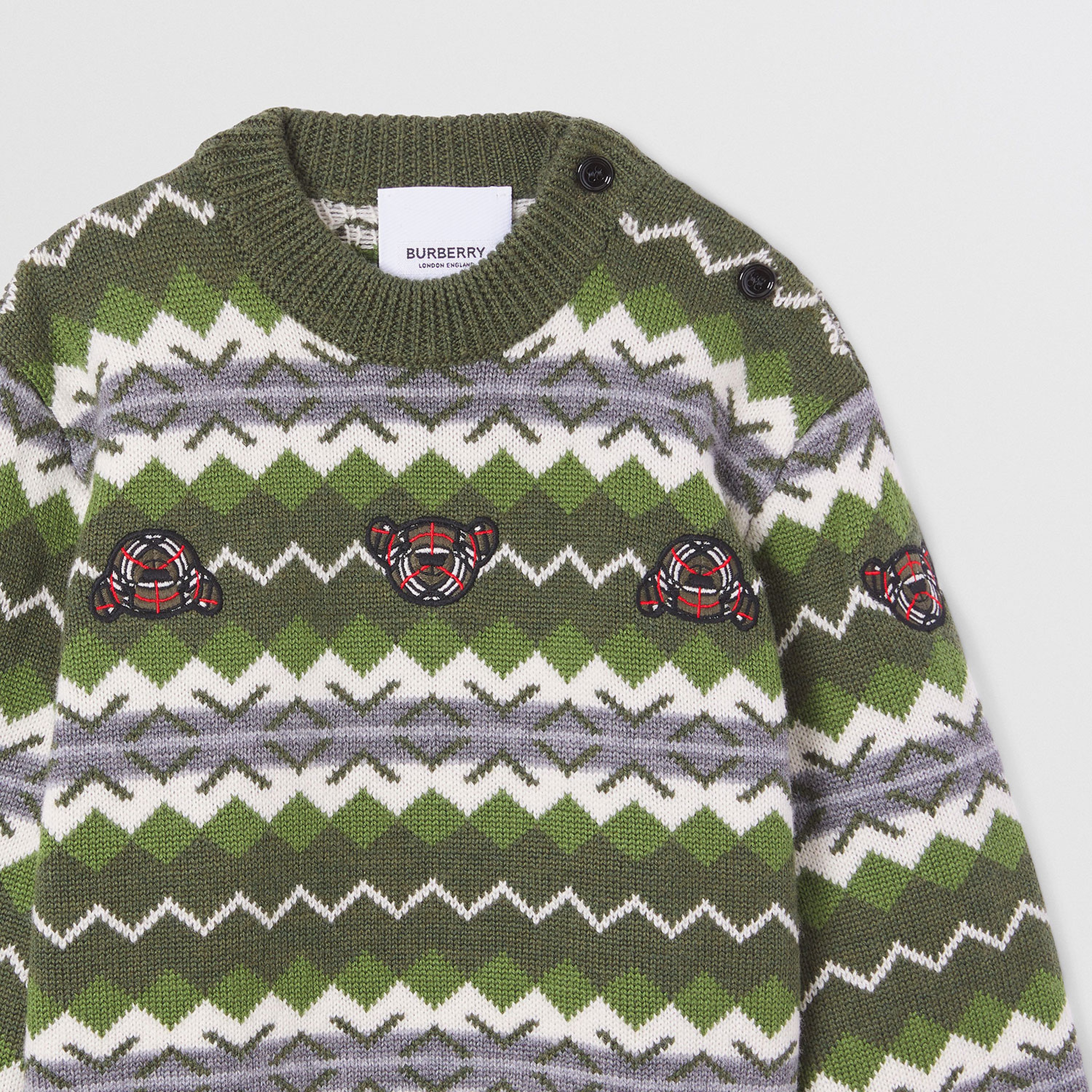 Burberry Çocuk Yeşil Triko