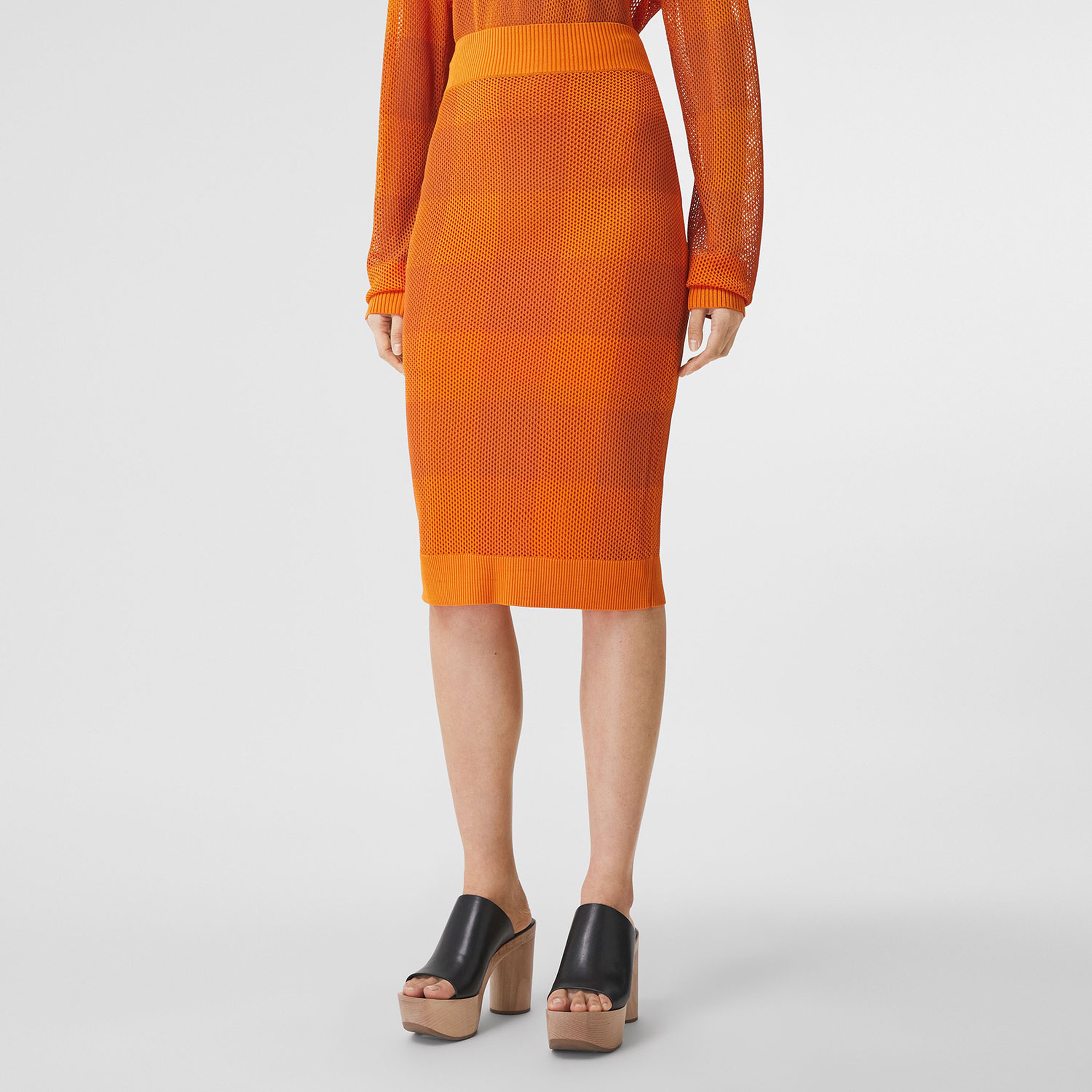 Burberry Kadın Turuncu Etek