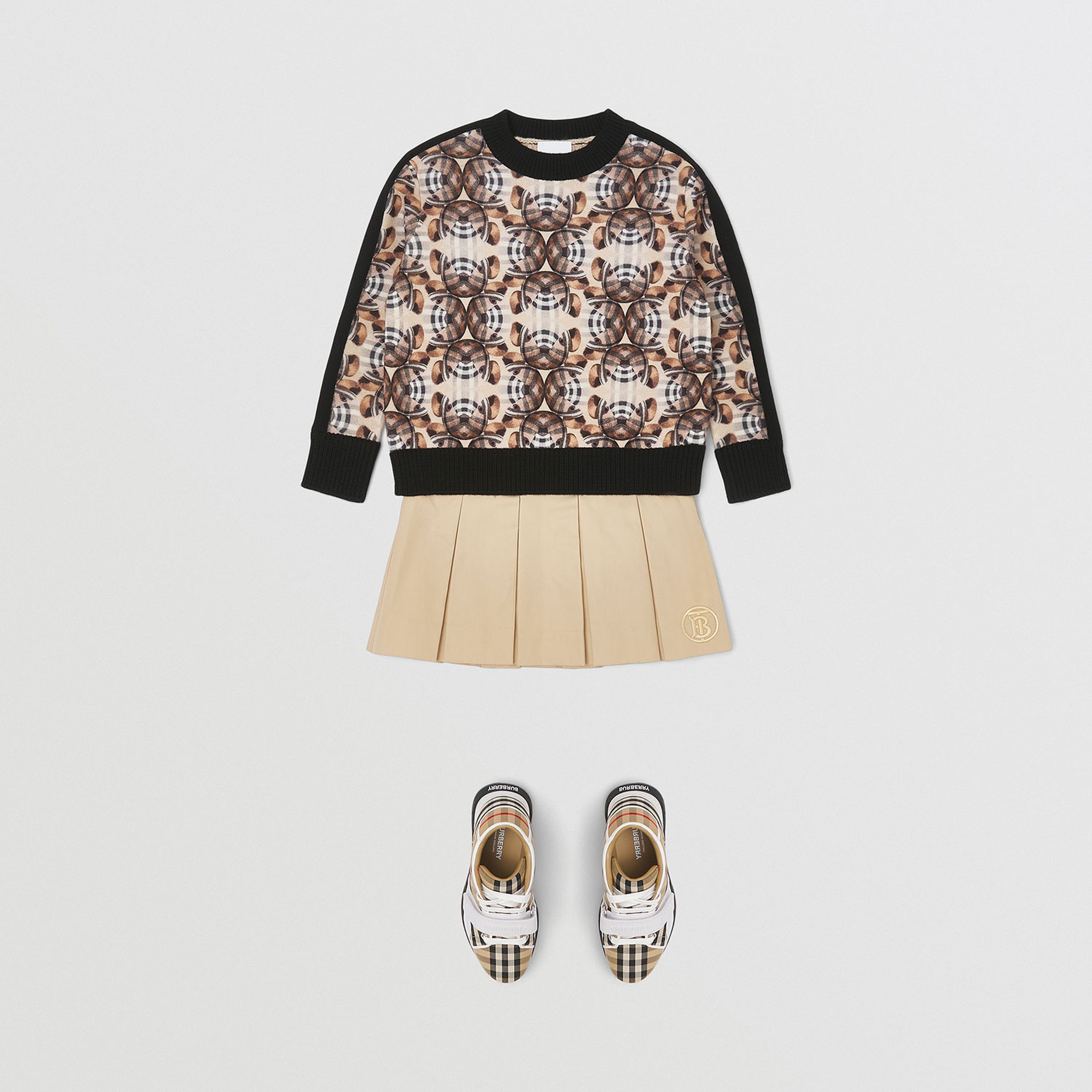 Burberry Çocuk Bej Triko