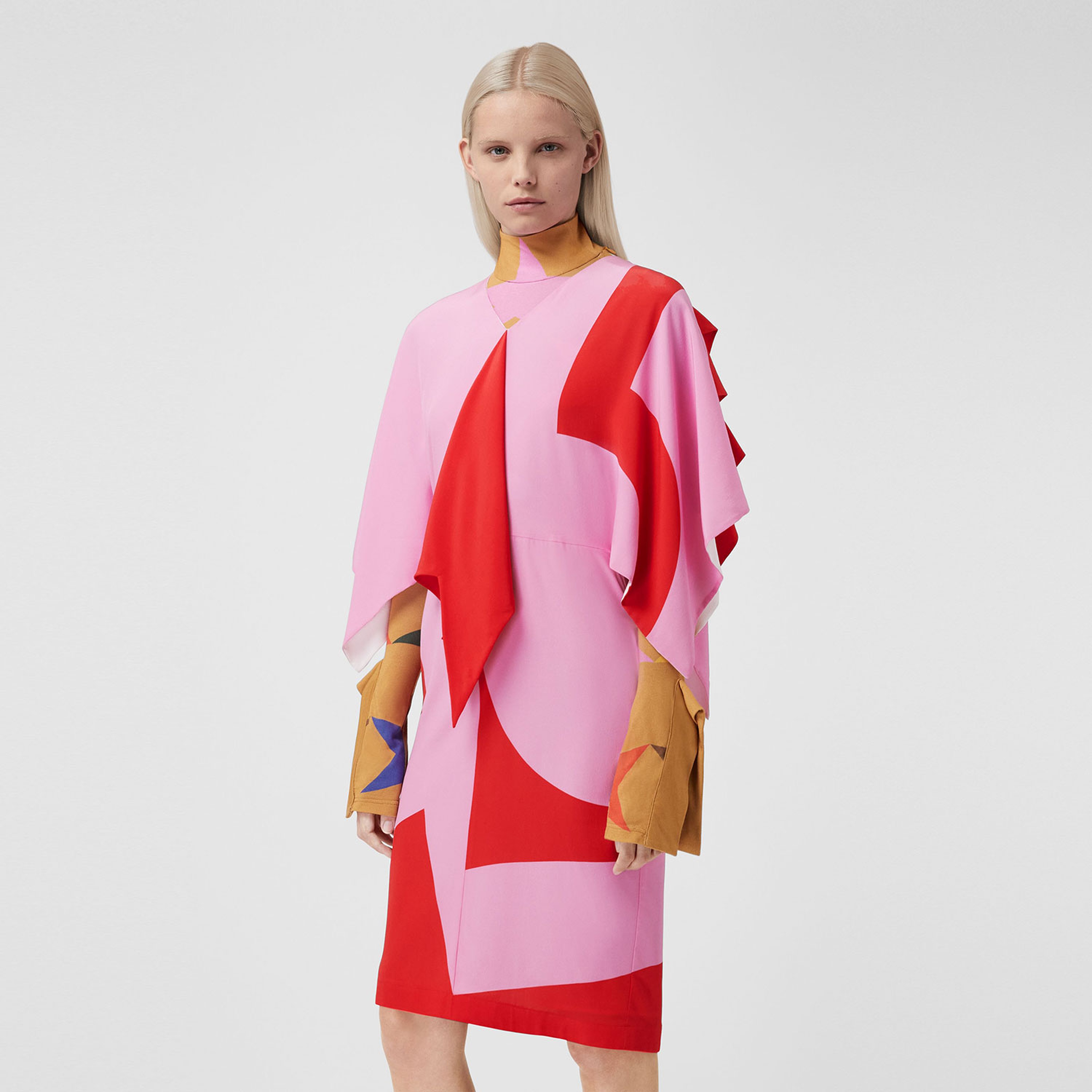 Burberry Kadın Pembe Elbise