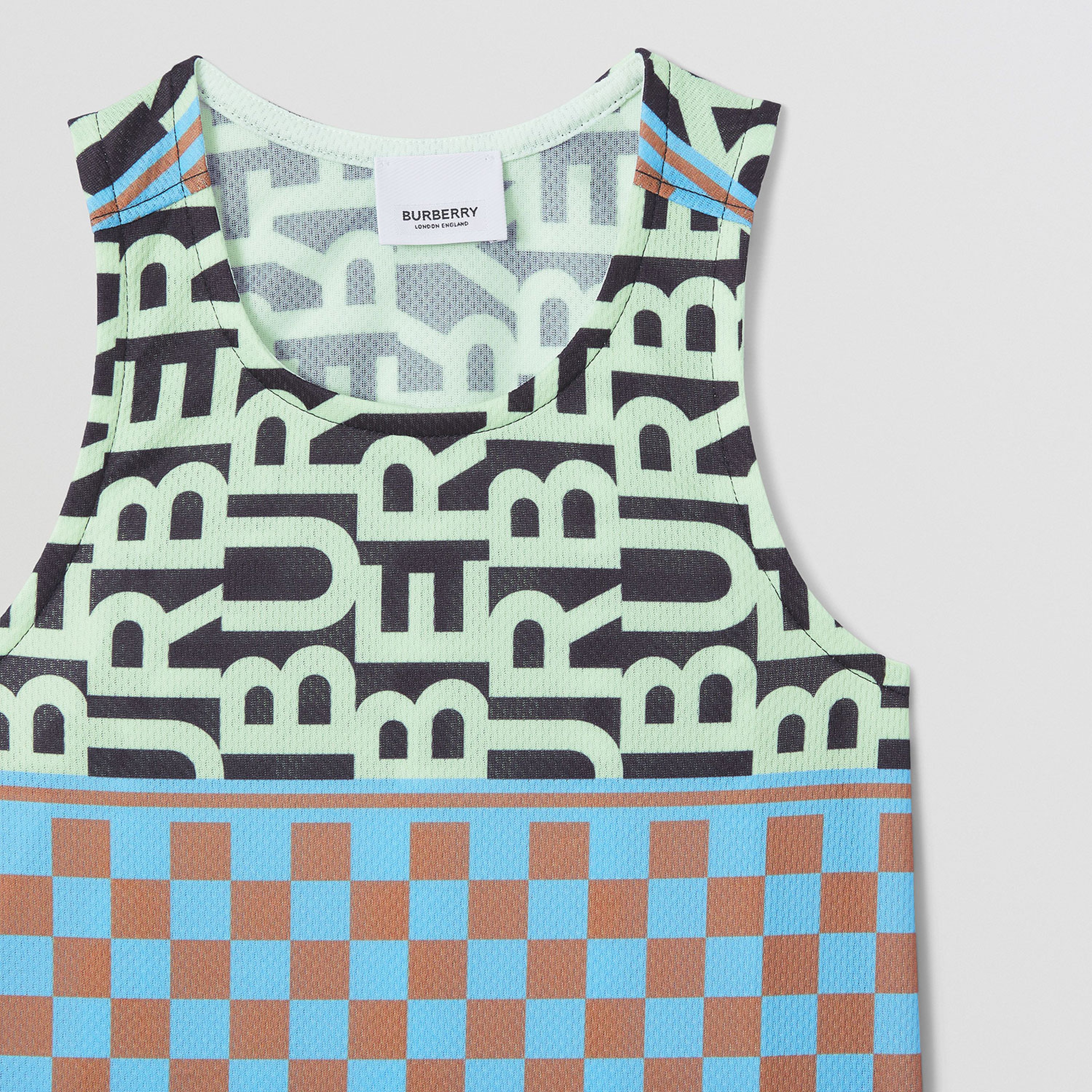 Burberry Çocuk Mavi T-shirt