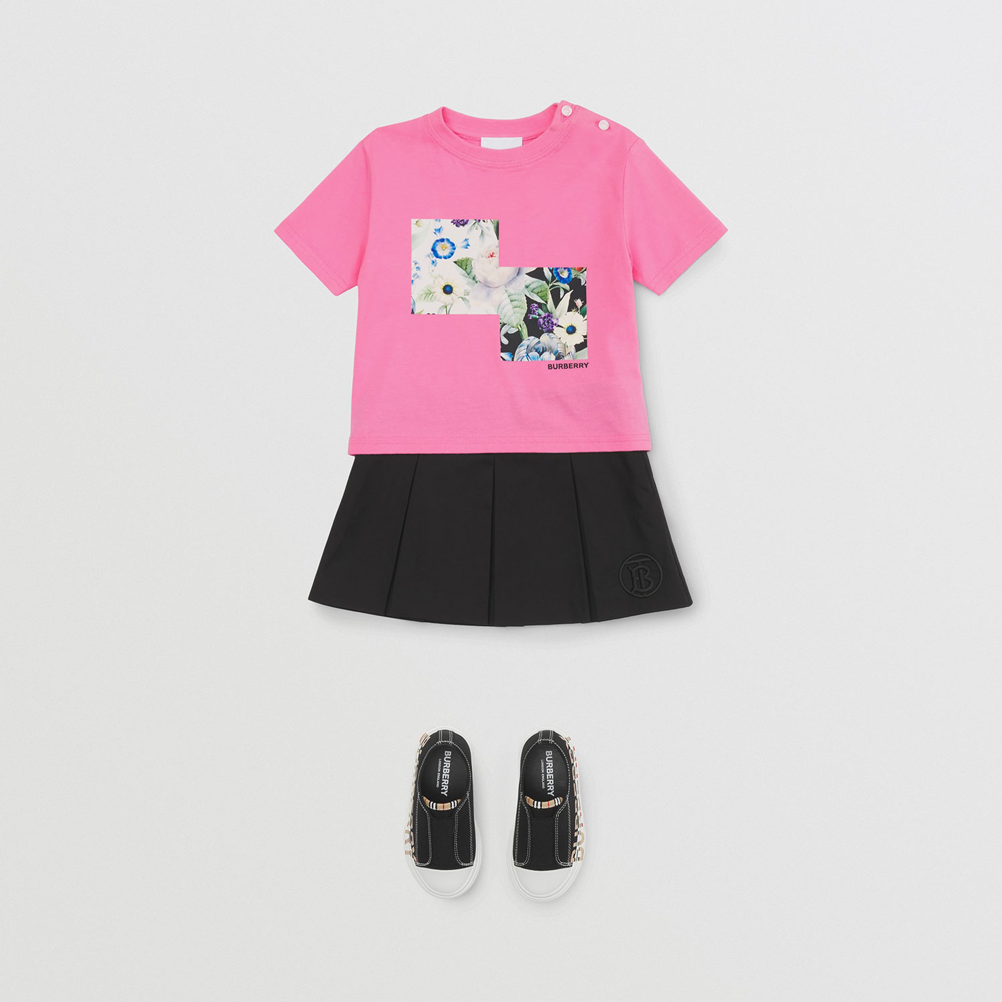 Burberry Çocuk Pembe T-shirt