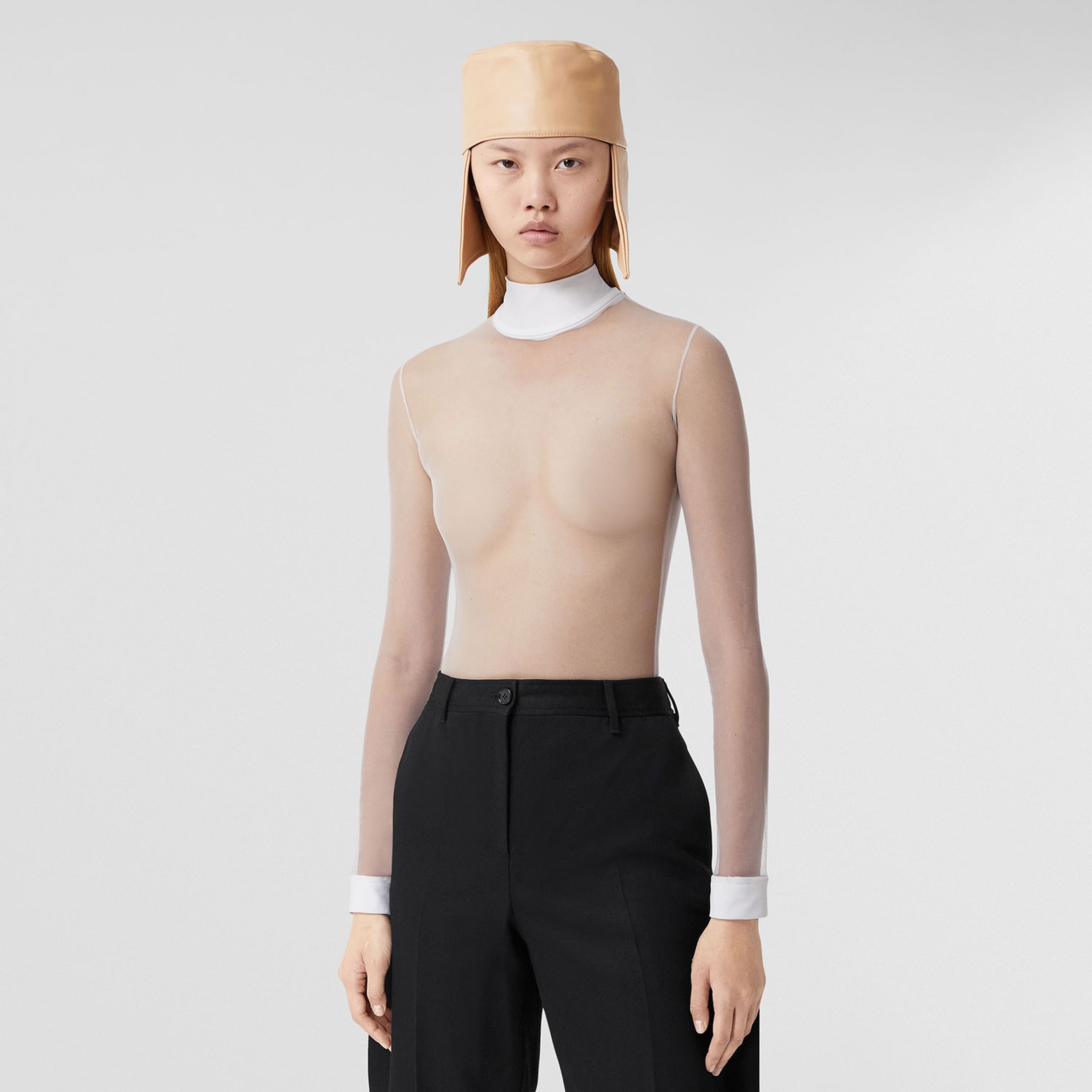 Burberry Kadın Beyaz T-shirt