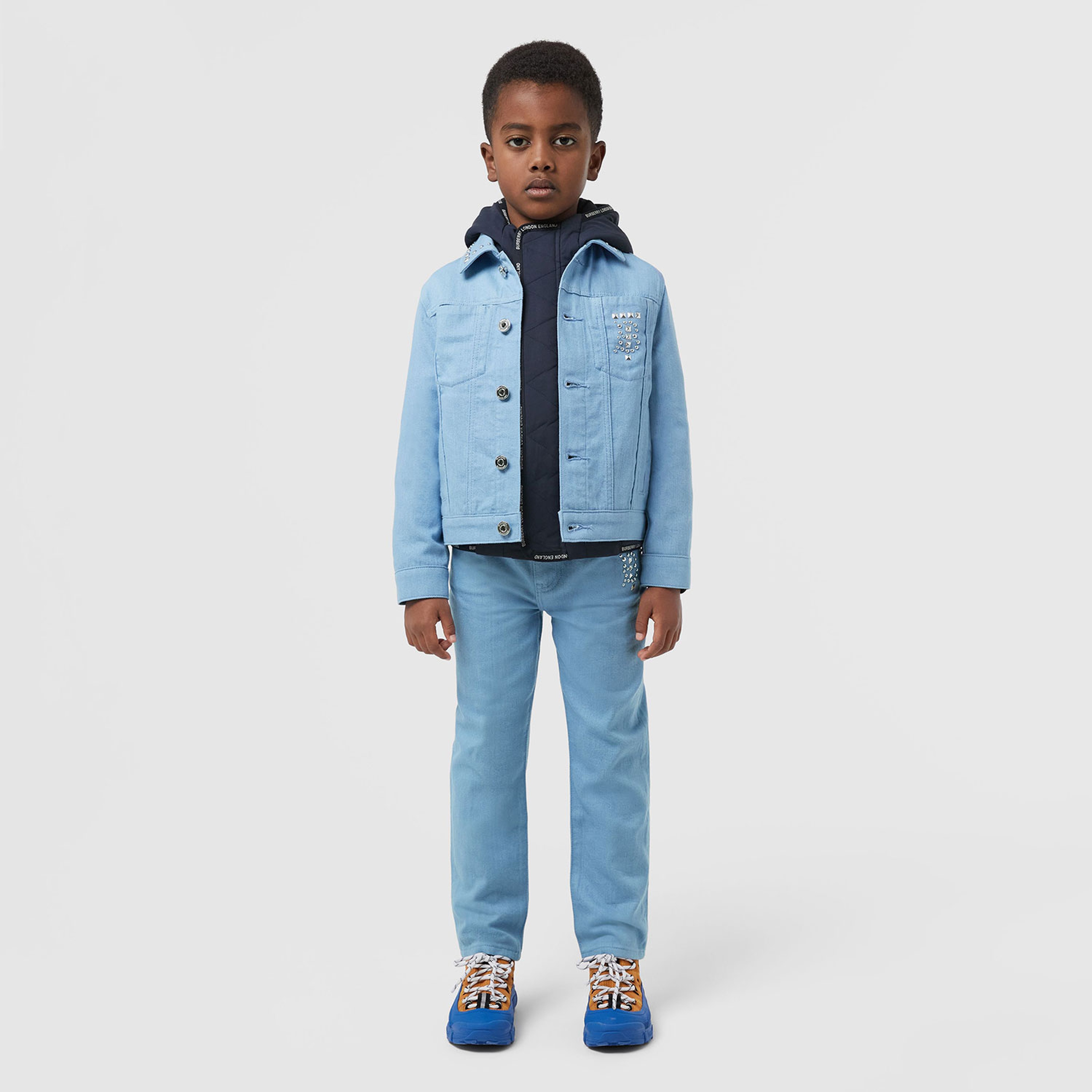 Burberry Çocuk Mavi Ceket