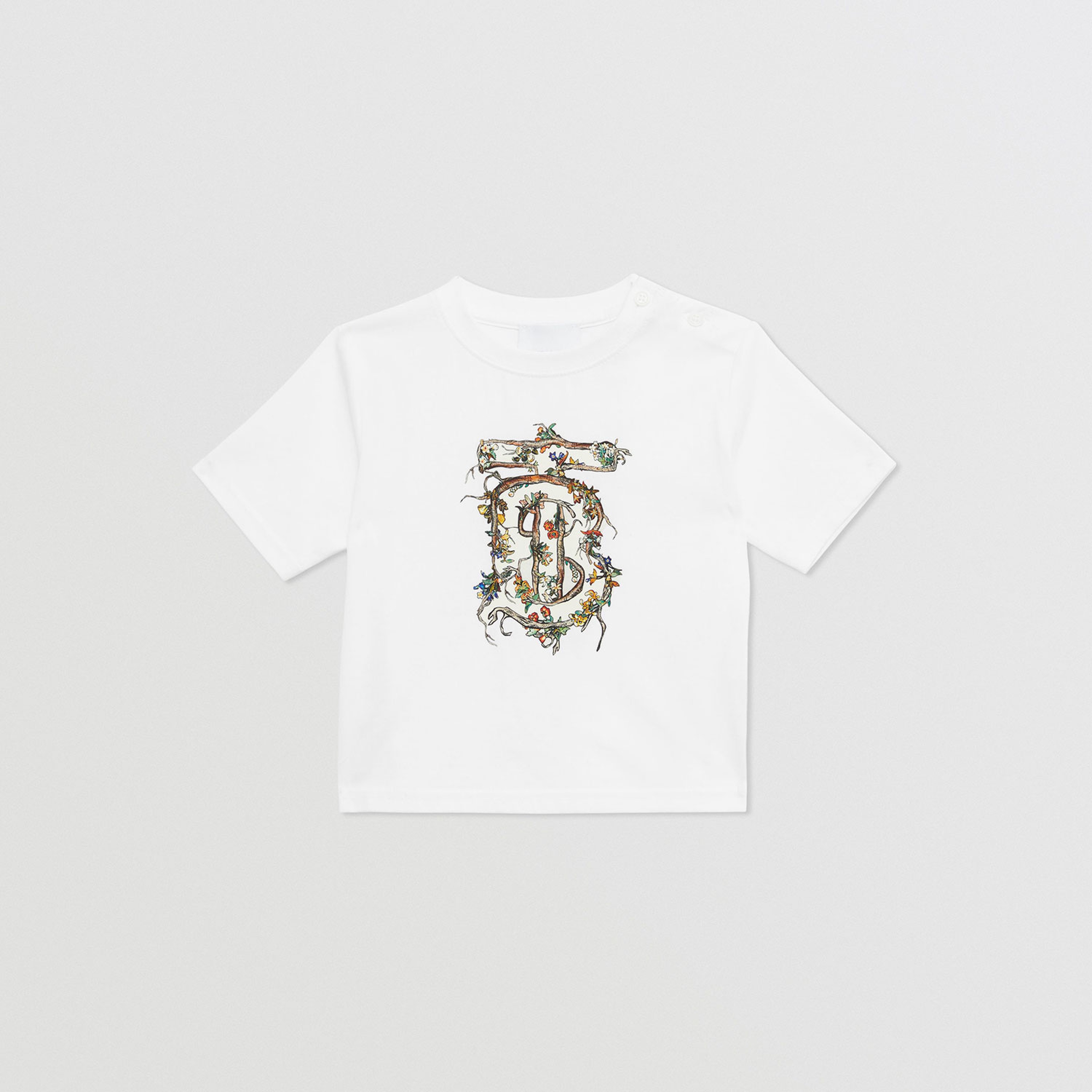 Burberry Çocuk Beyaz T-Shirt