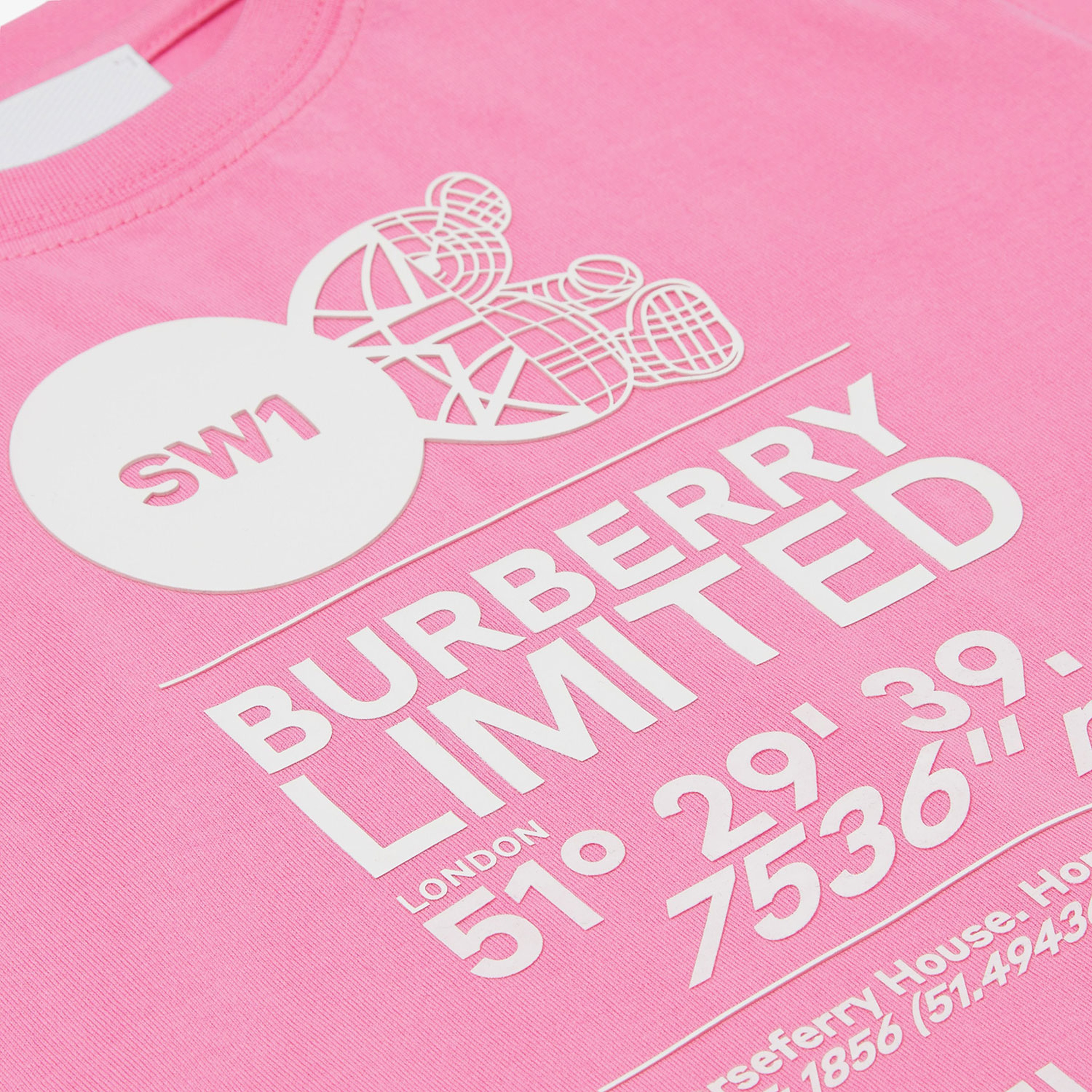 Burberry Çocuk Pembe T-Shirt