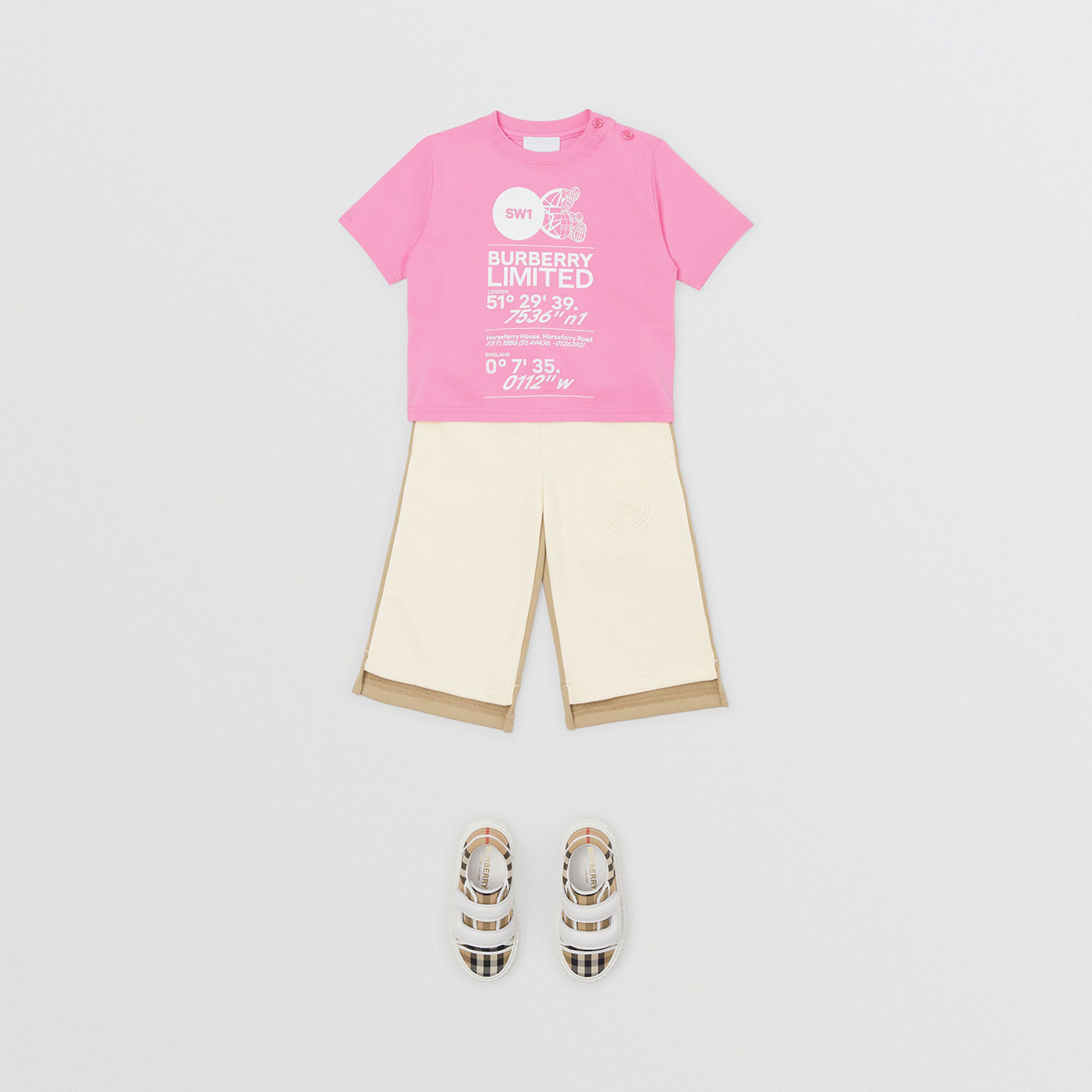 Burberry Çocuk Pembe T-Shirt