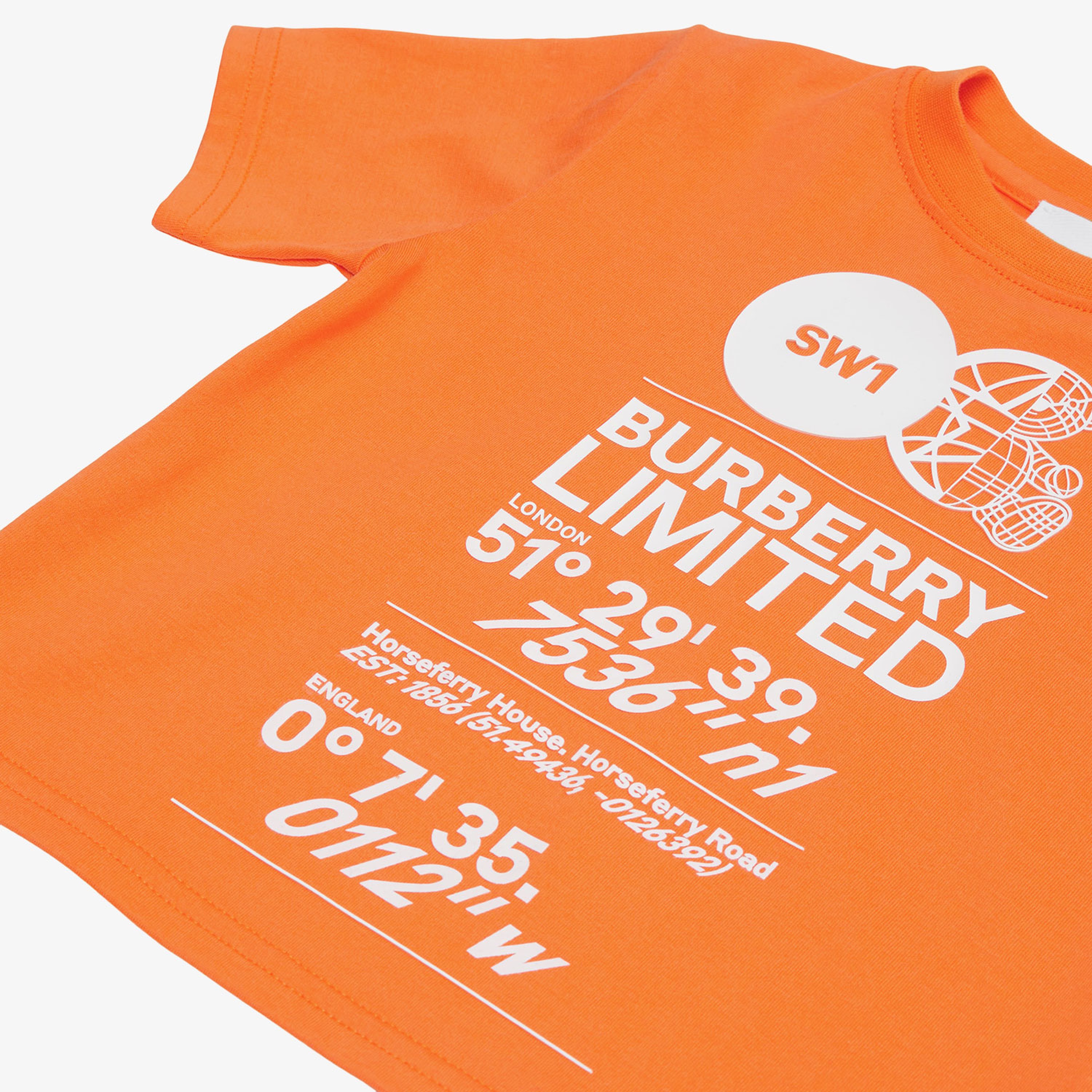 Burberry Çocuk Turuncu T-Shirt