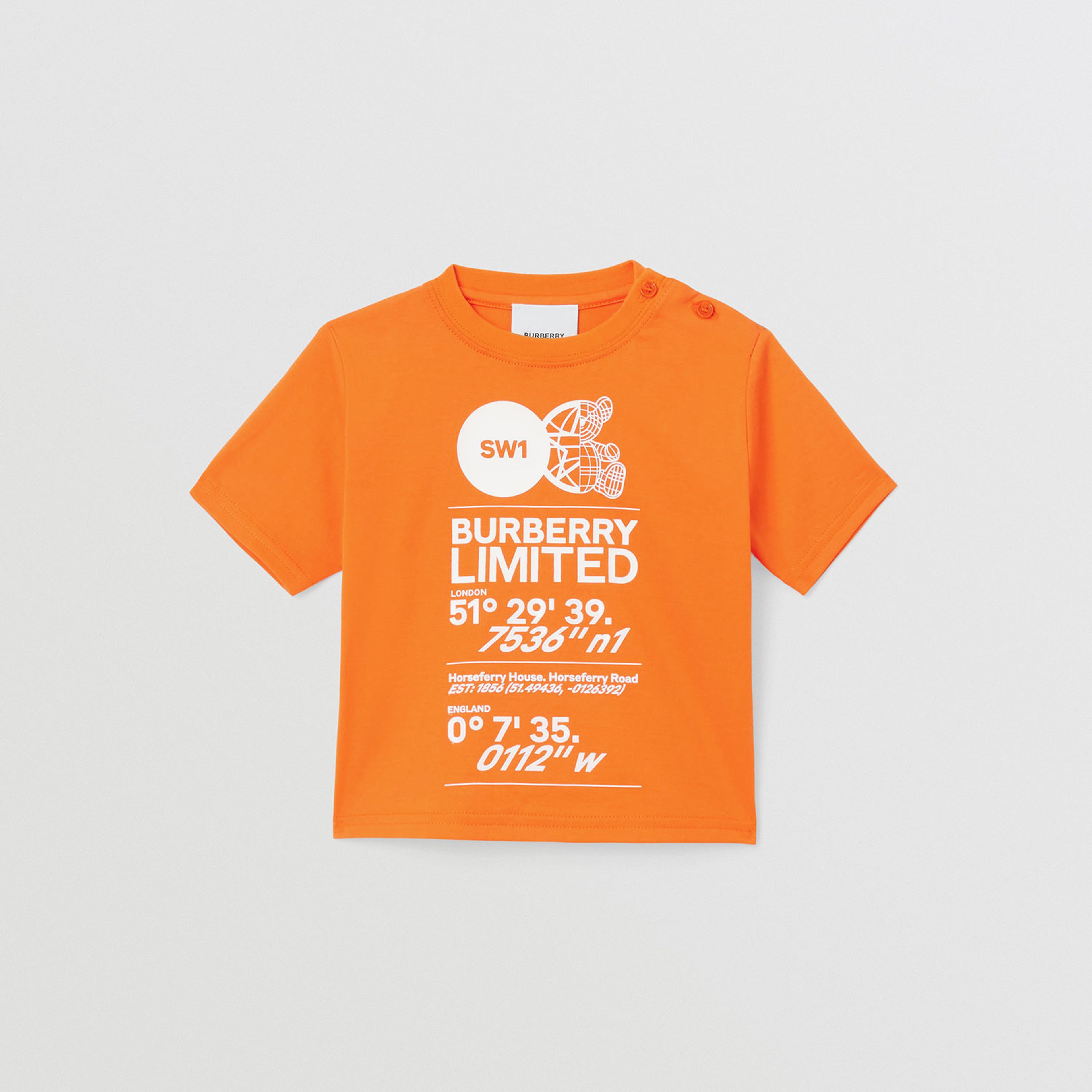 Burberry Çocuk Turuncu T-Shirt
