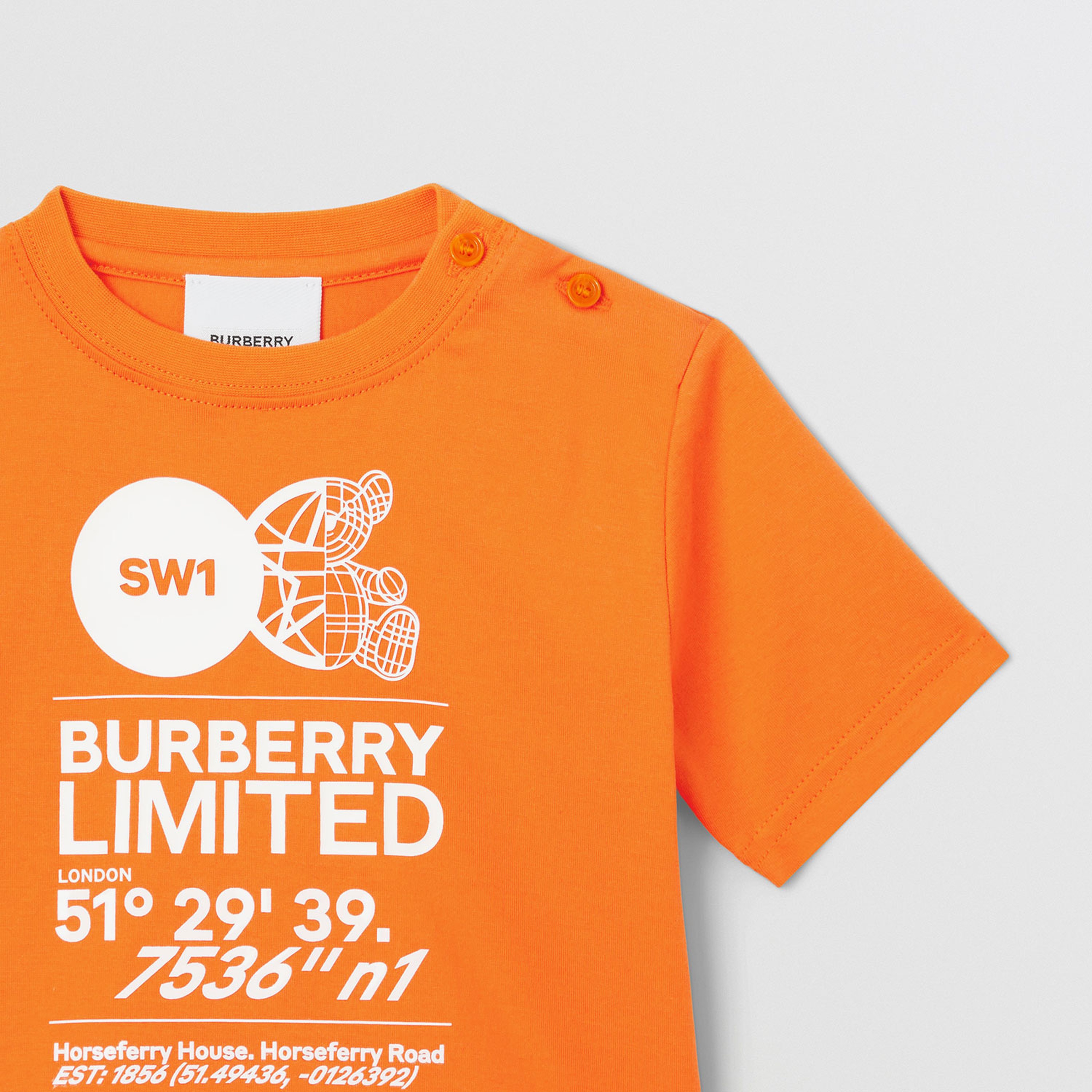 Burberry Çocuk Turuncu T-Shirt