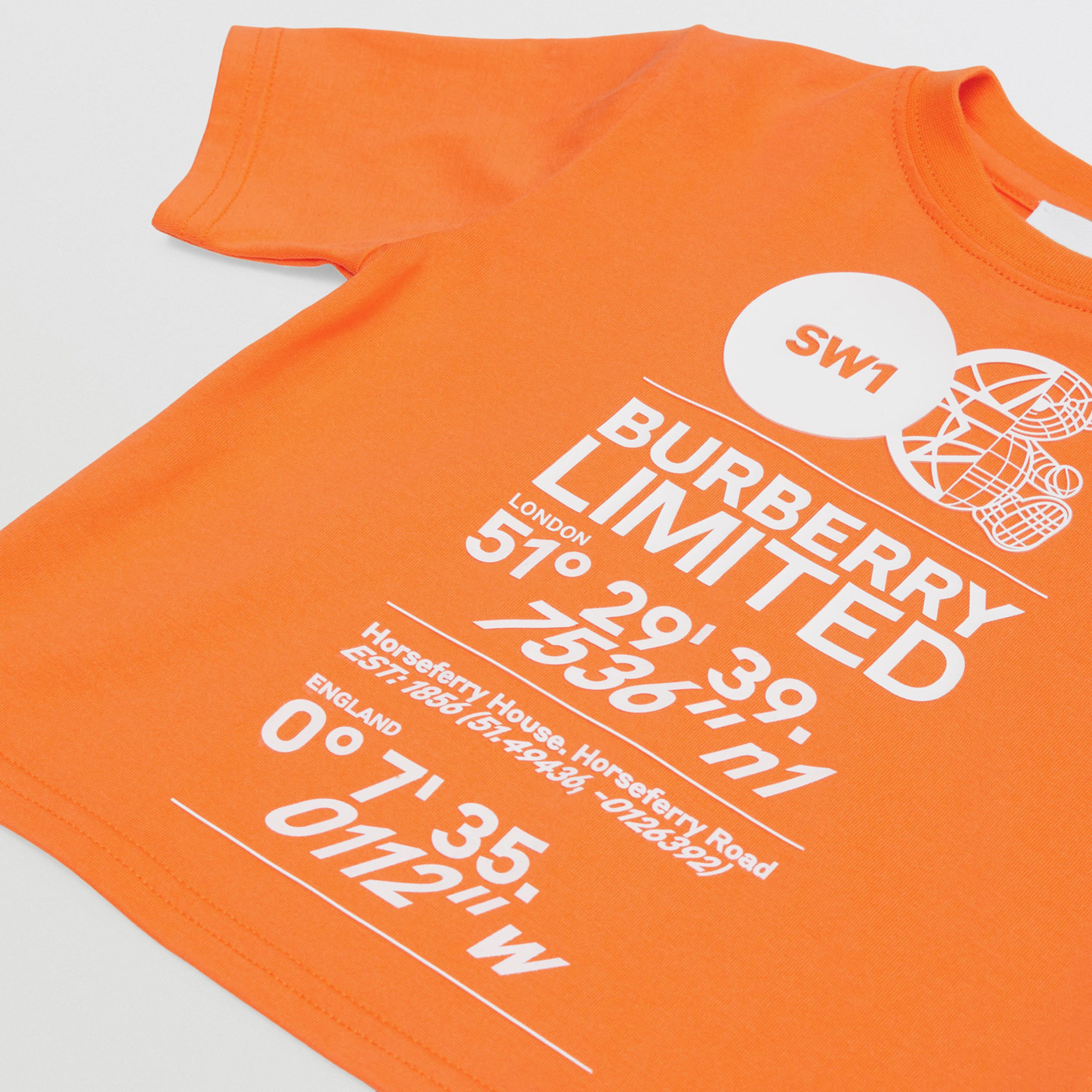 Burberry Çocuk Turuncu T-Shirt