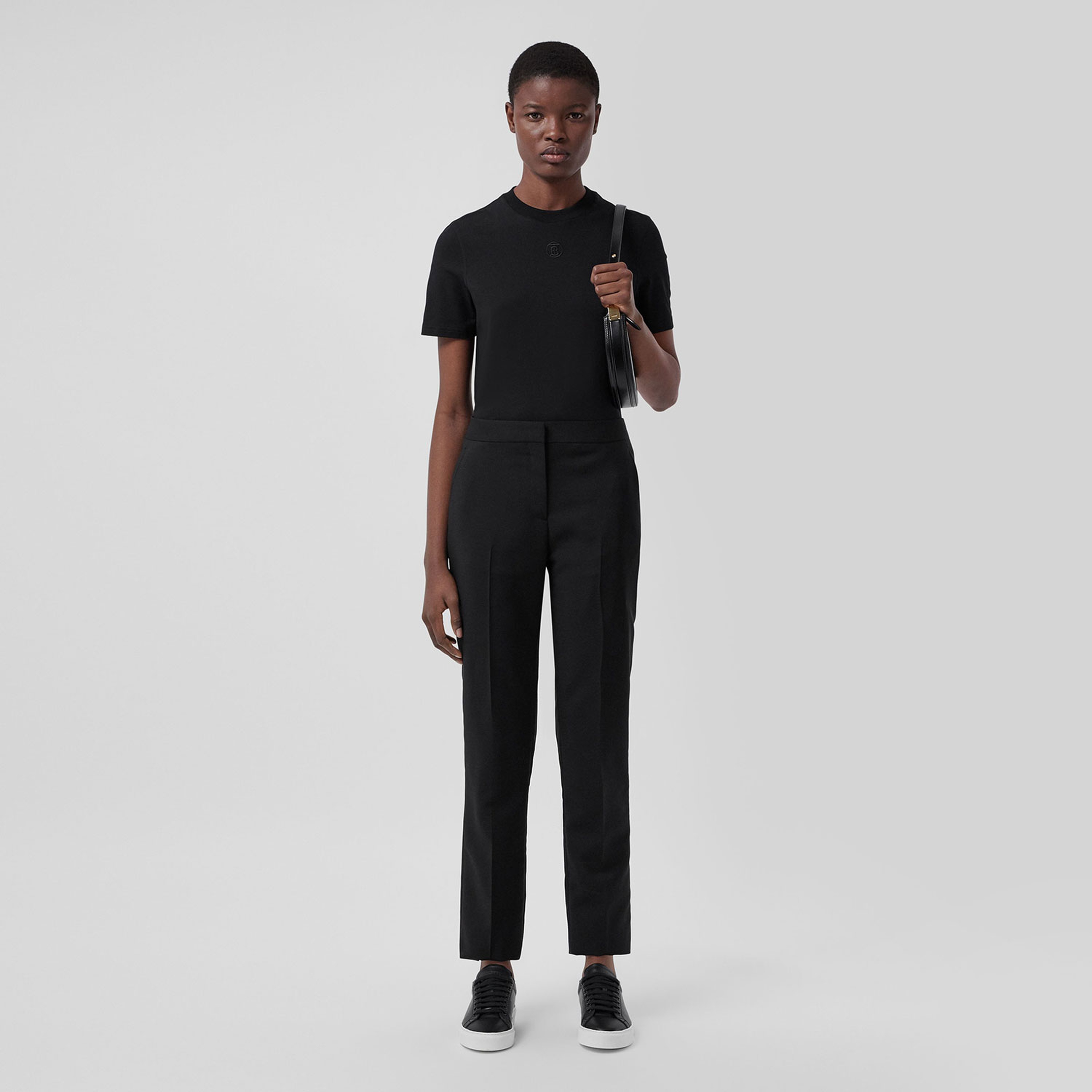 Burberry Kadın Siyah T-Shirt