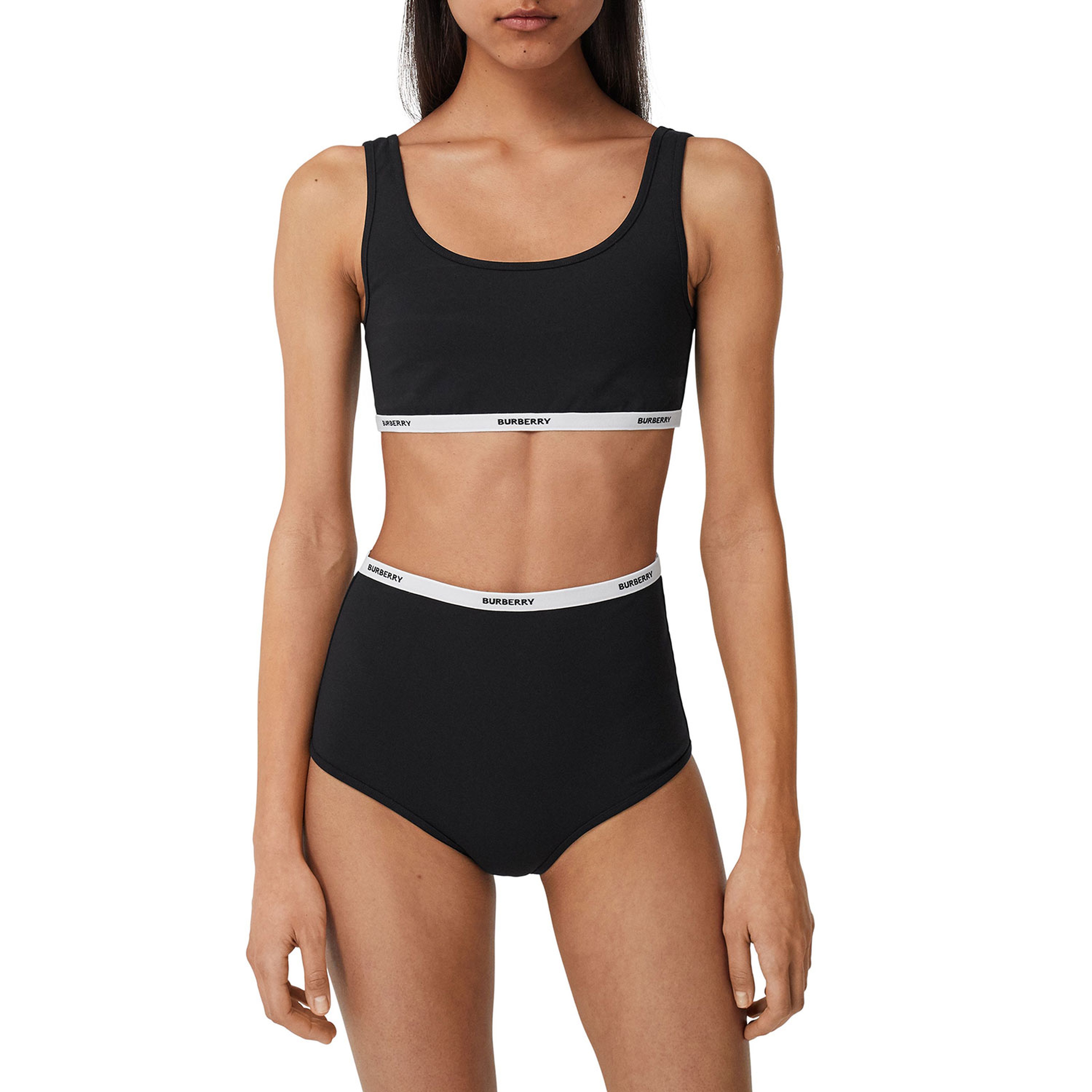 Burberry Kadın Siyah Mayo