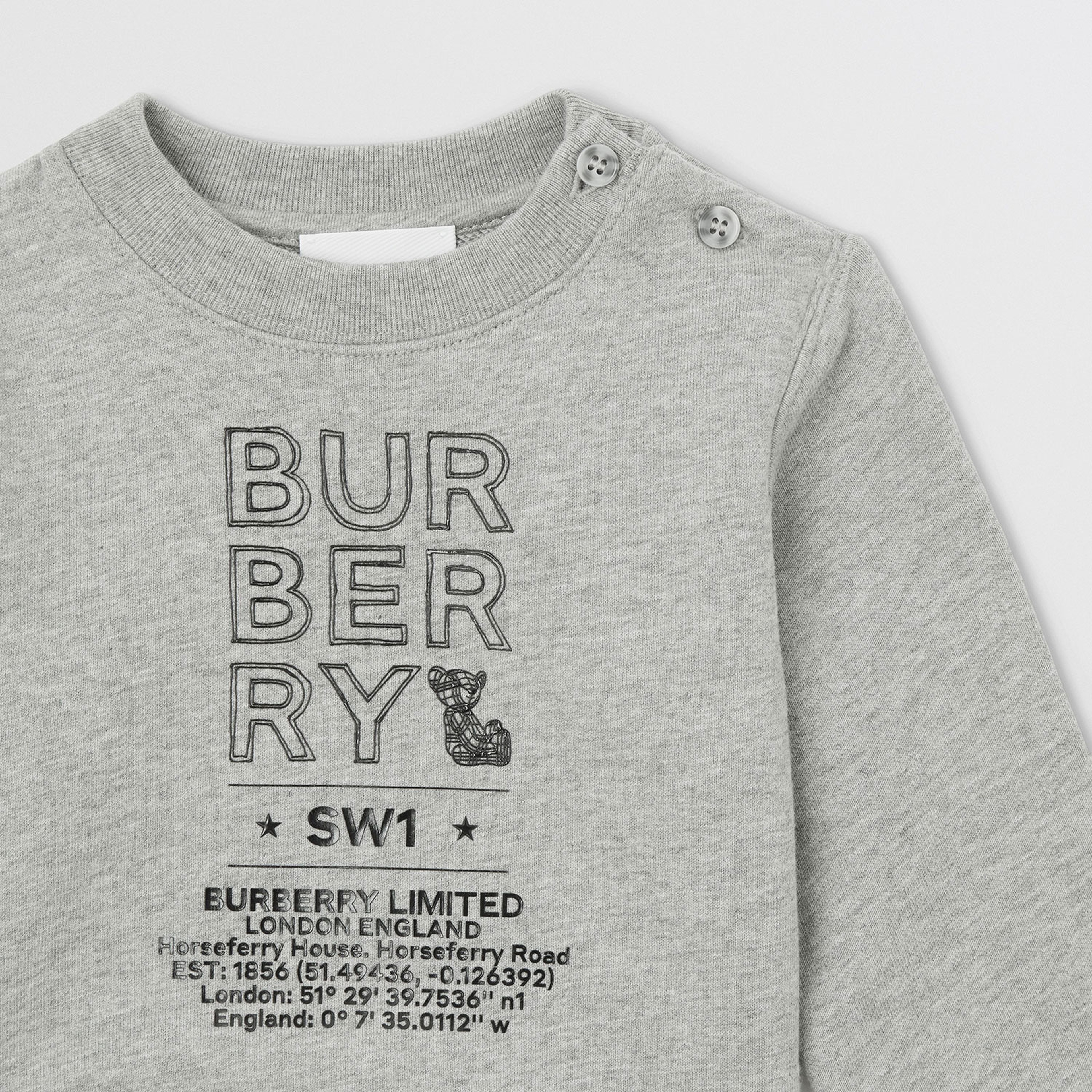 Burberry Çocuk Gri Sweatshirt
