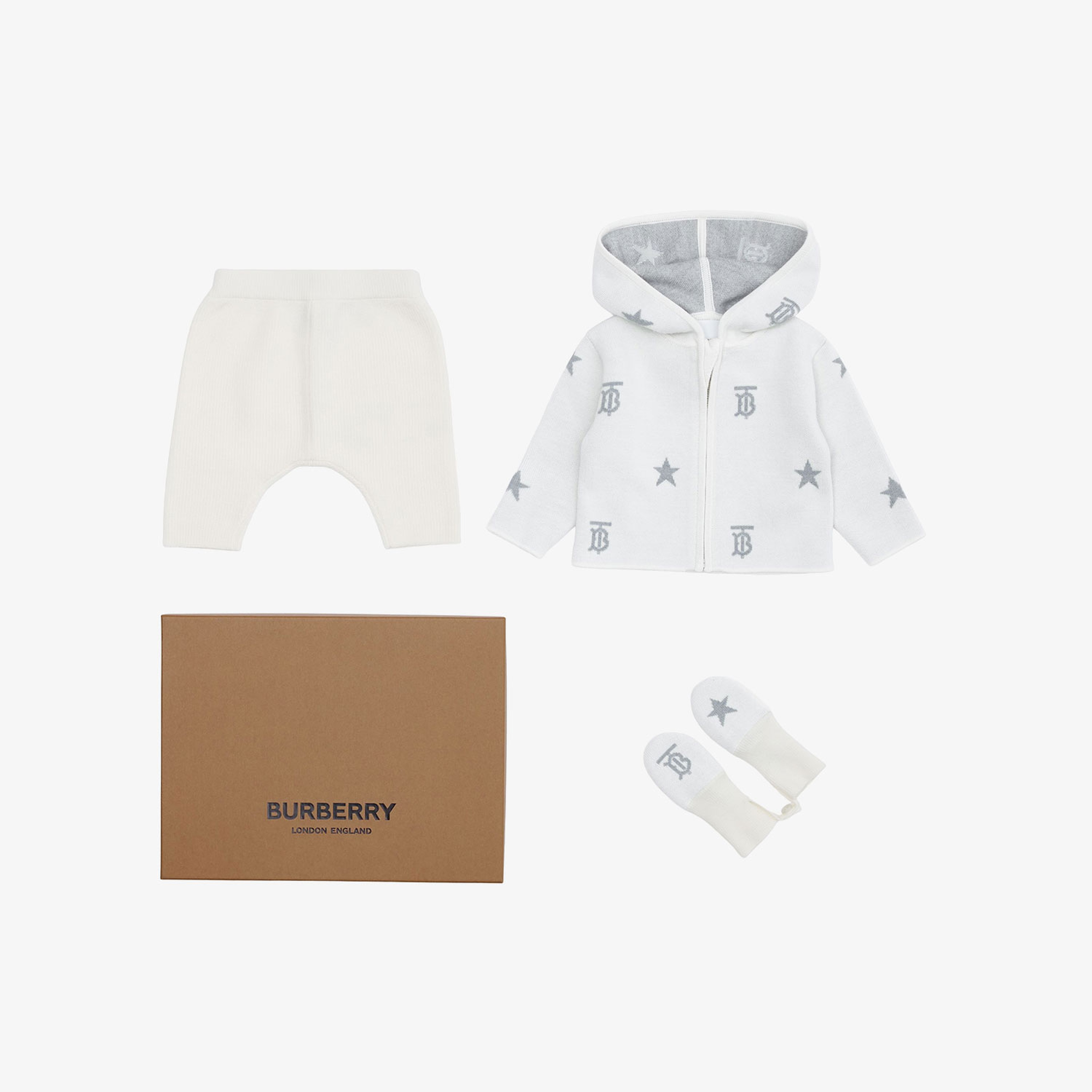 Burberry Çocuk Bej Bebek Seti