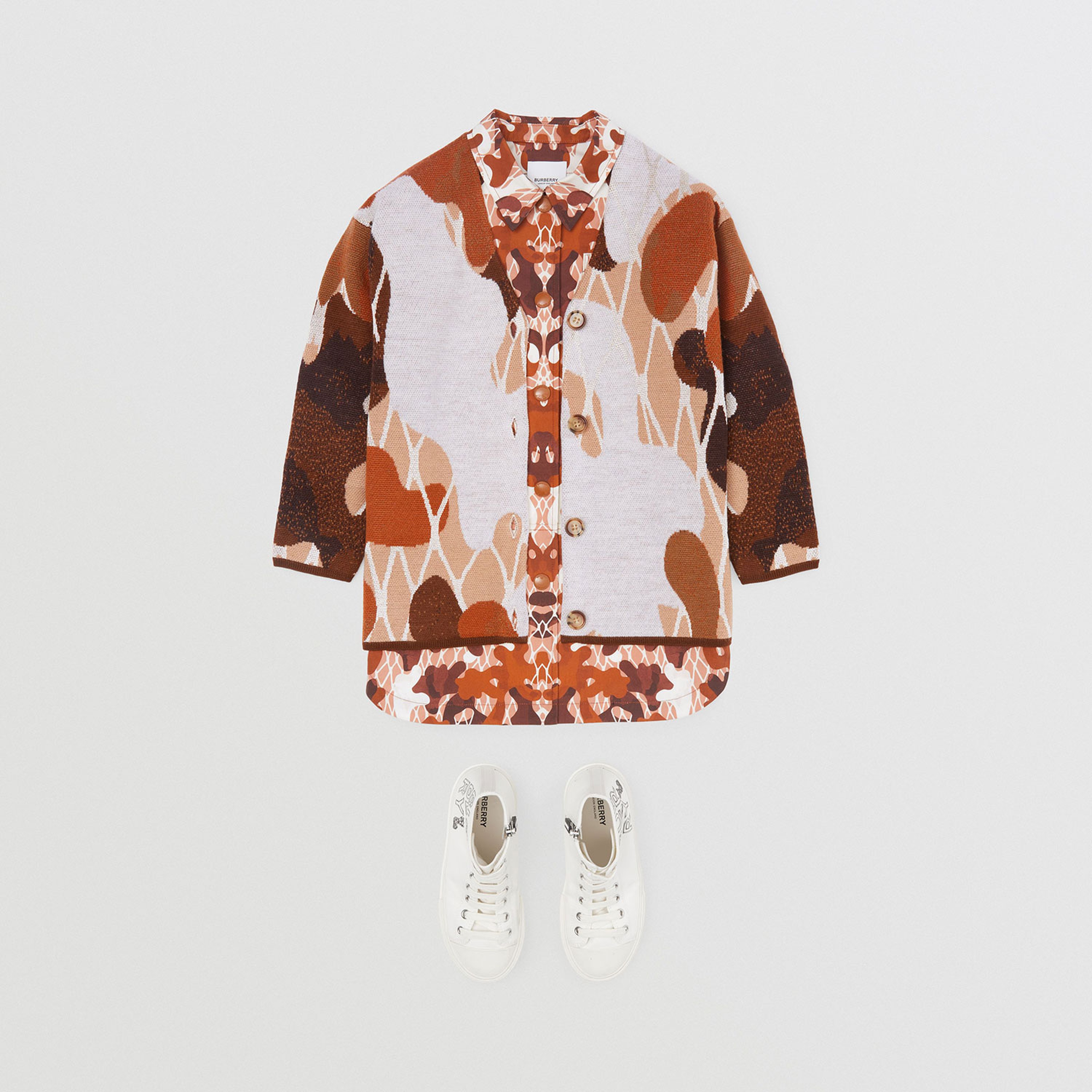 Burberry Çocuk Kahverengi Hırka