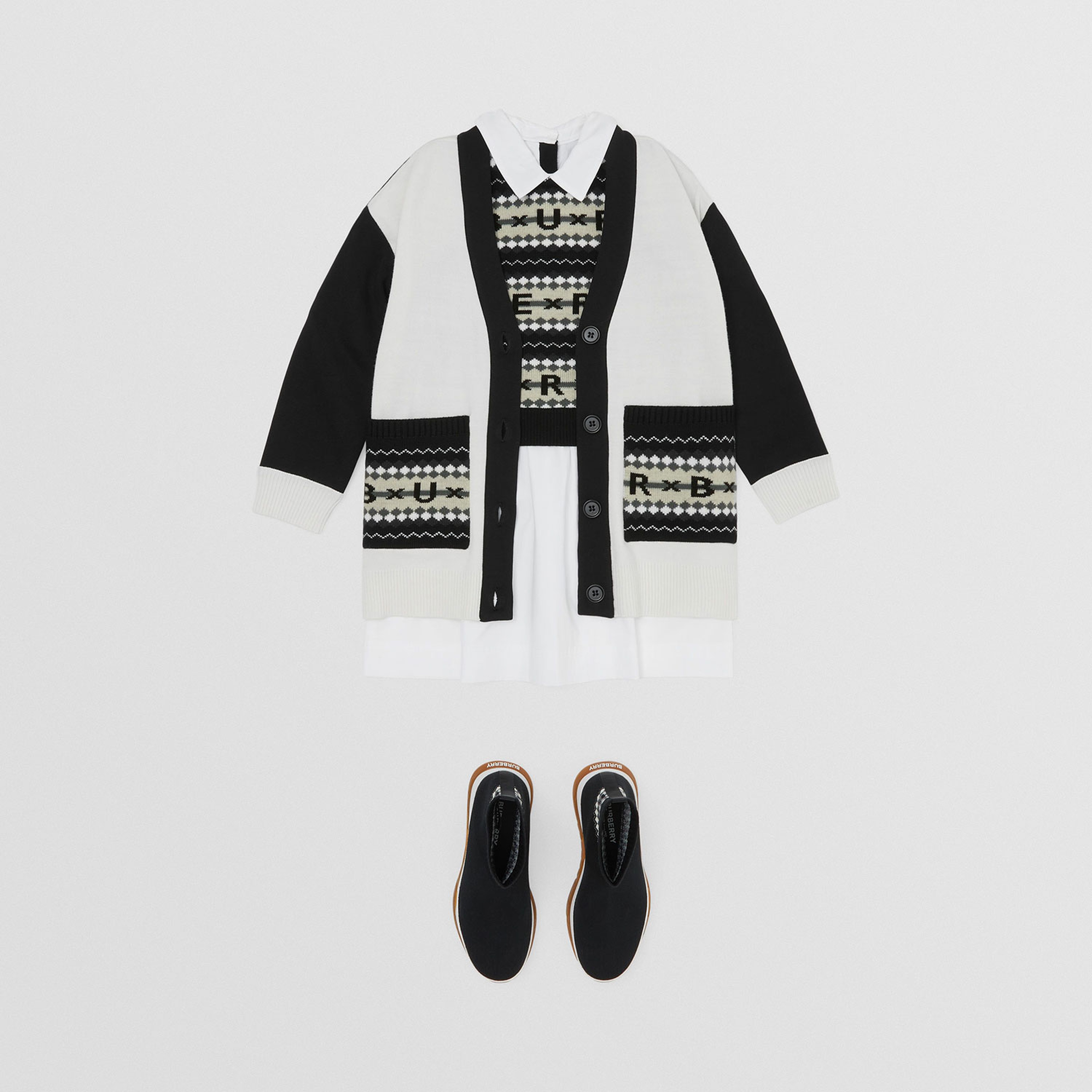 Burberry Çocuk Siyah Hırka