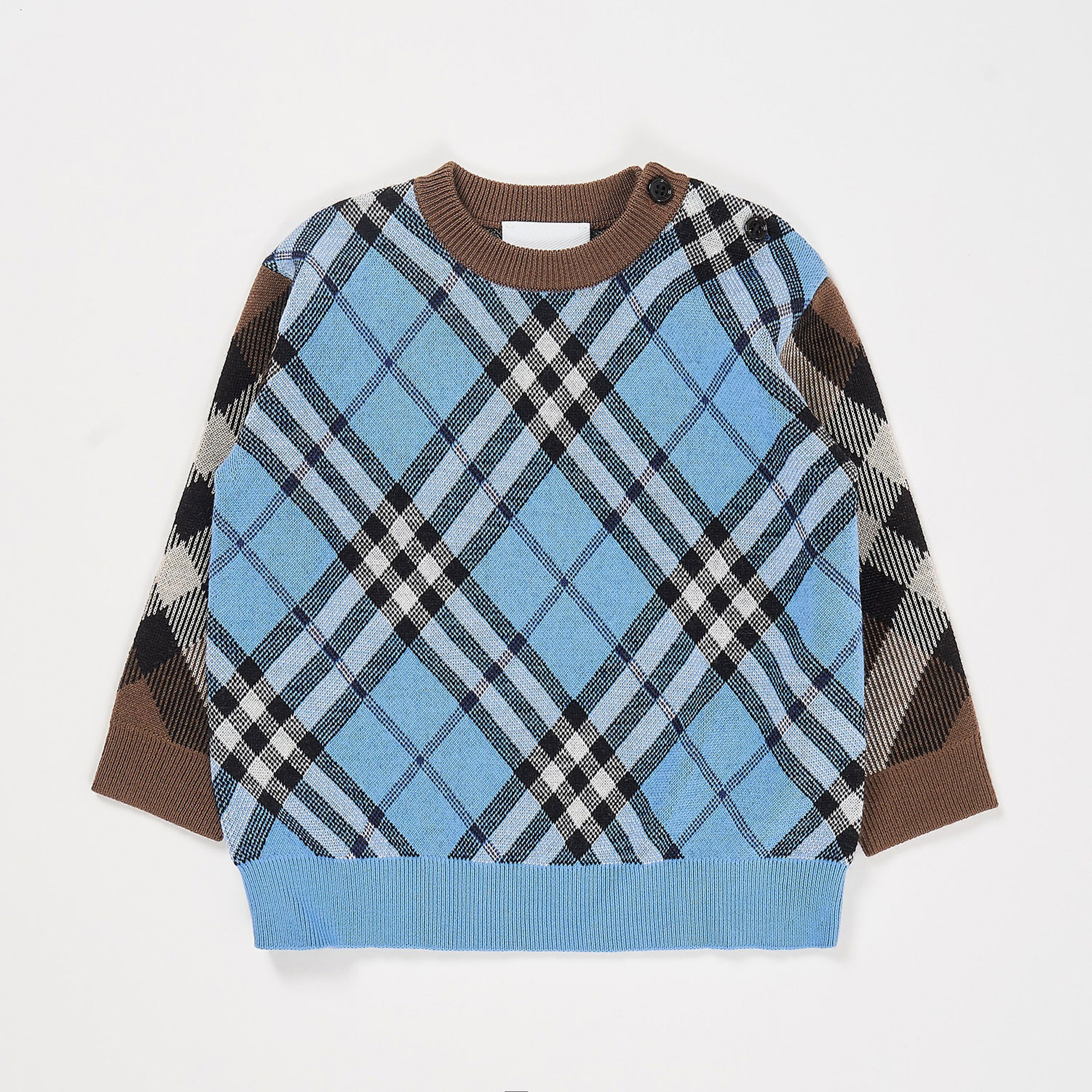 Burberry Çocuk Mavi Triko