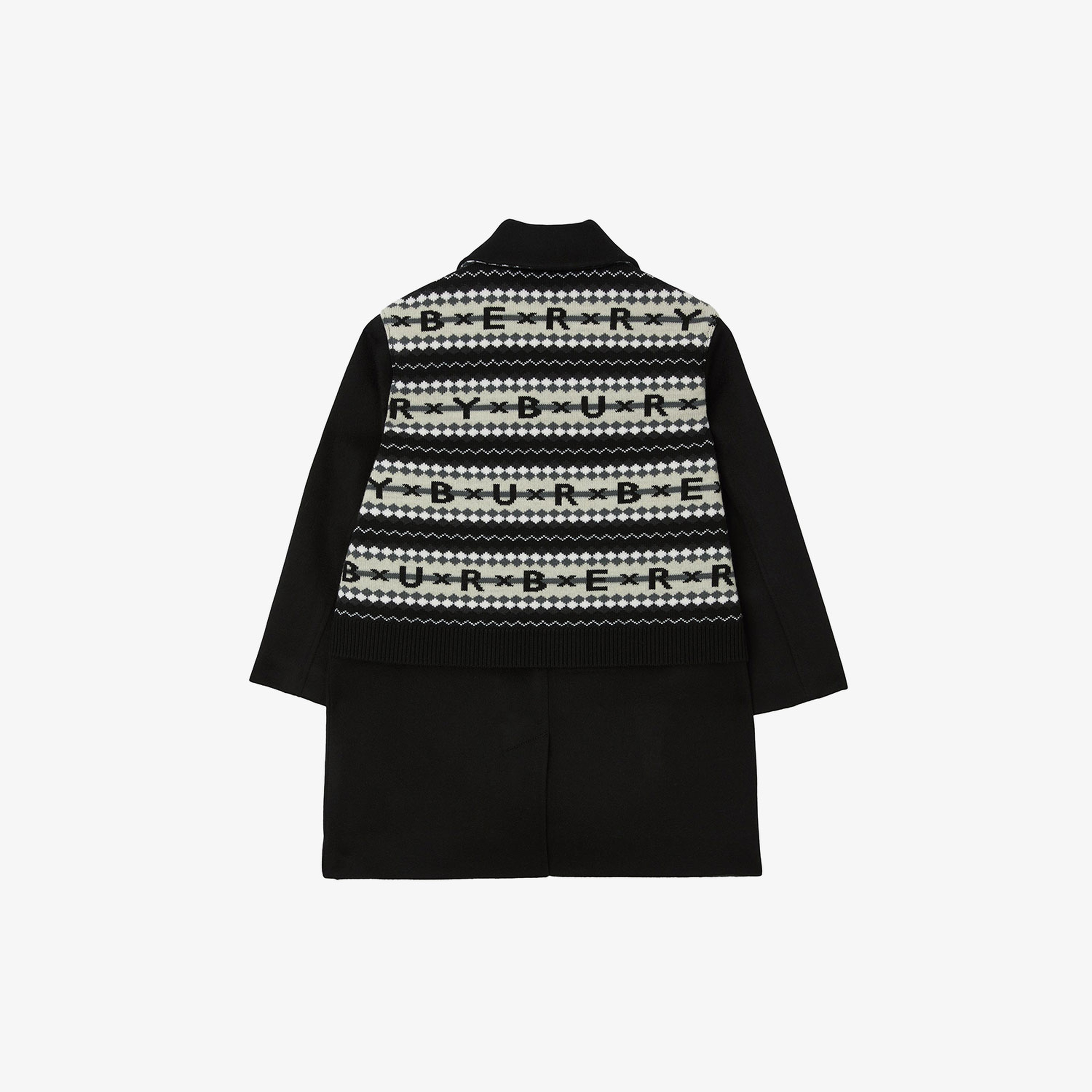 Burberry Çocuk Siyah Kaban