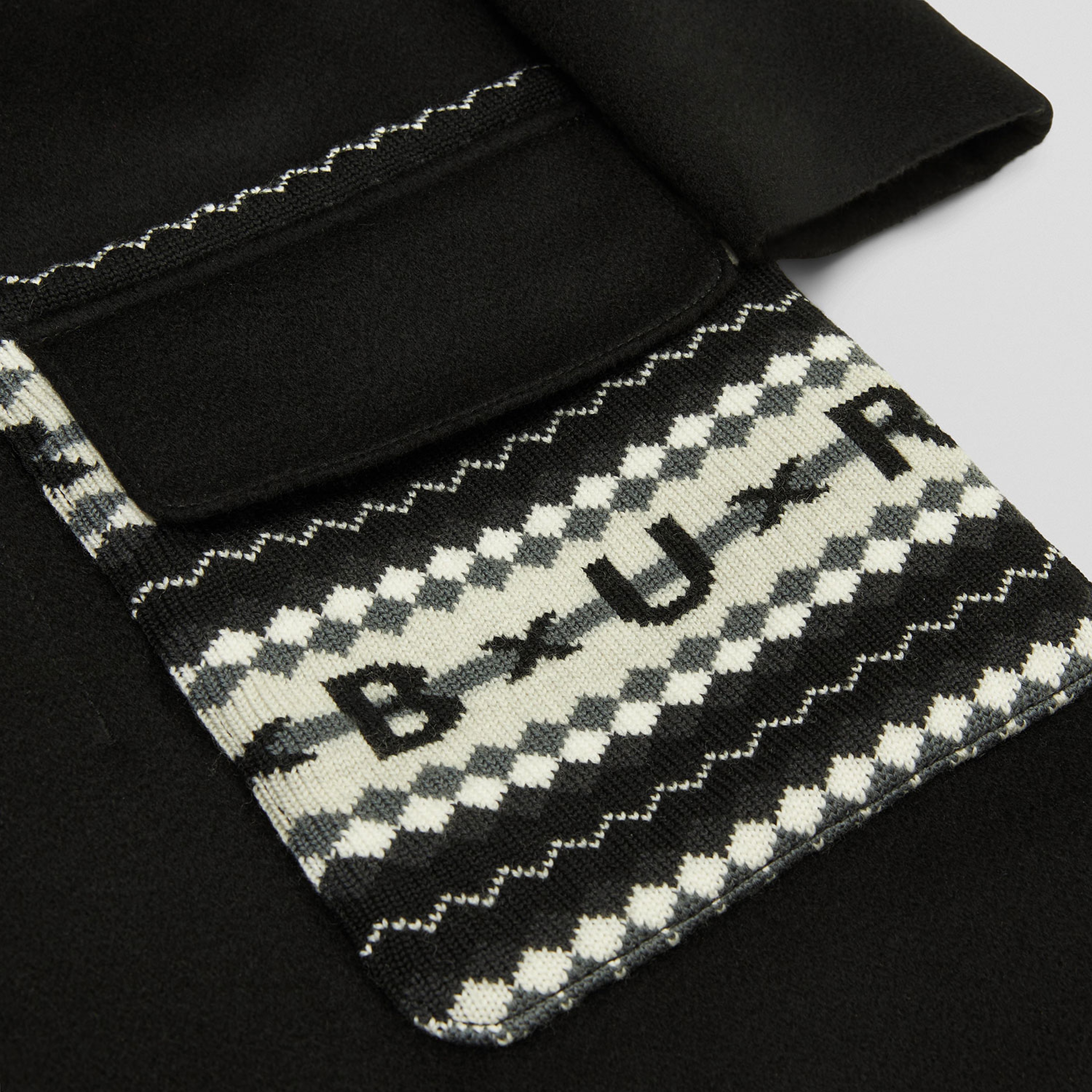 Burberry Çocuk Siyah Kaban