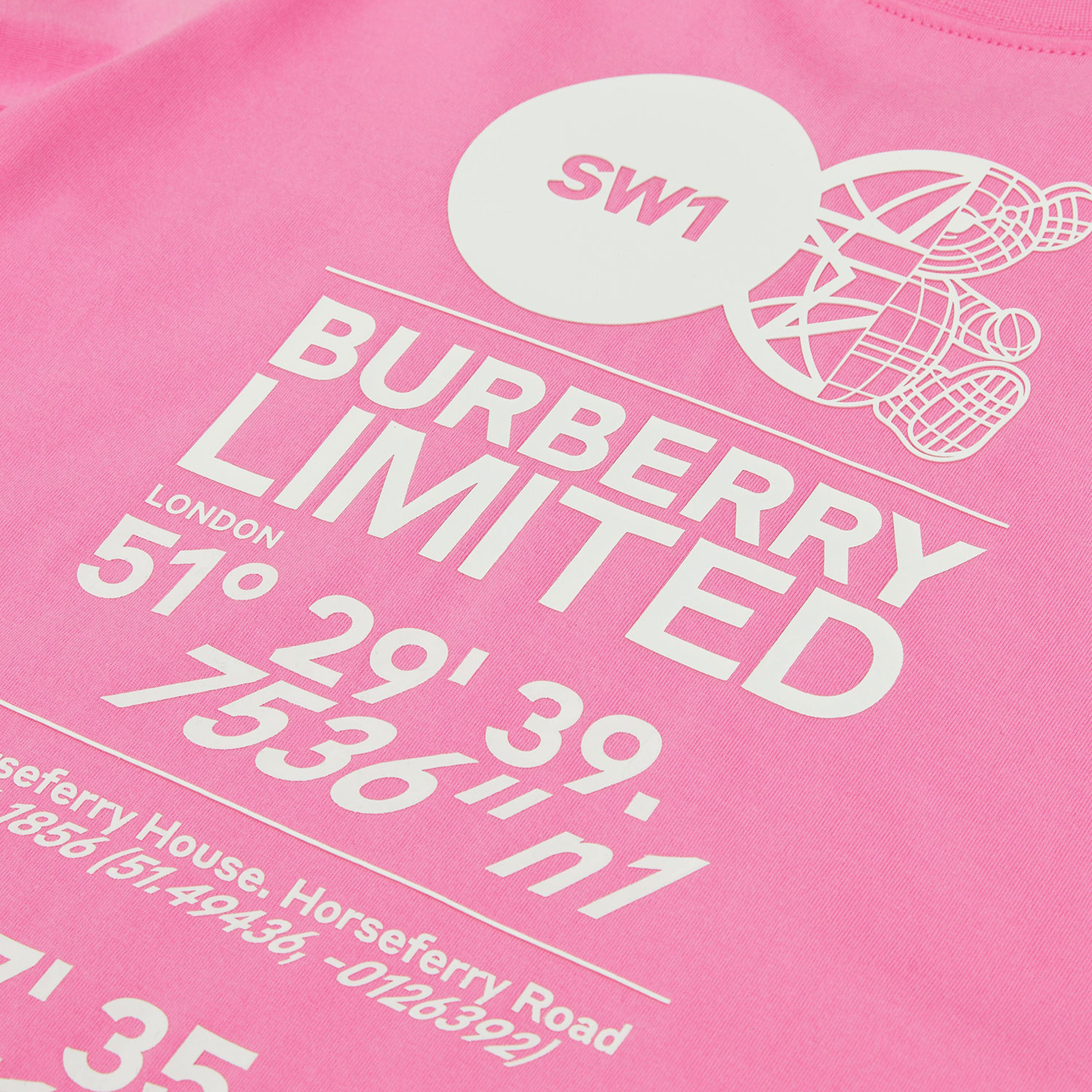 Burberry Çocuk Pembe T-Shirt