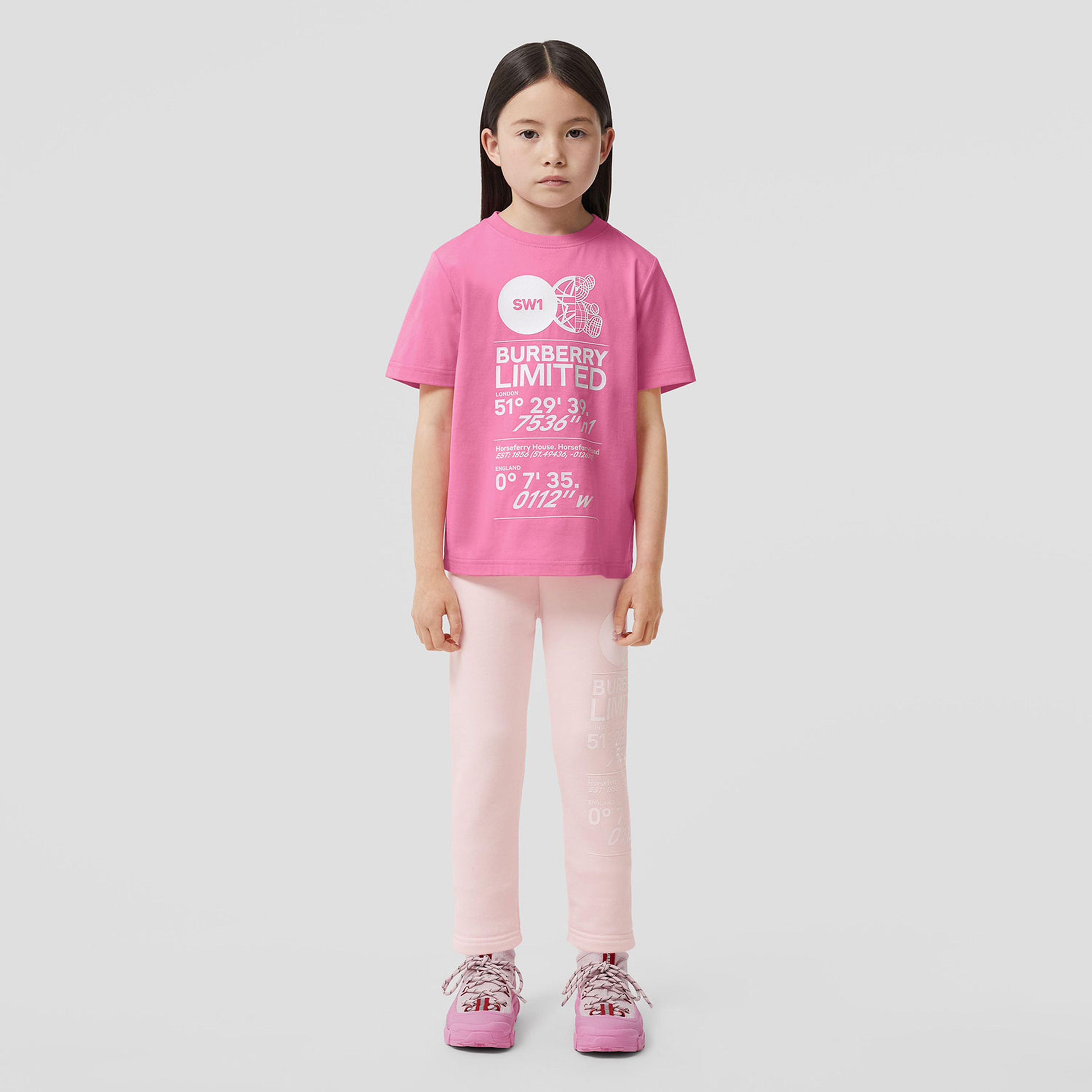 Burberry Çocuk Pembe T-Shirt