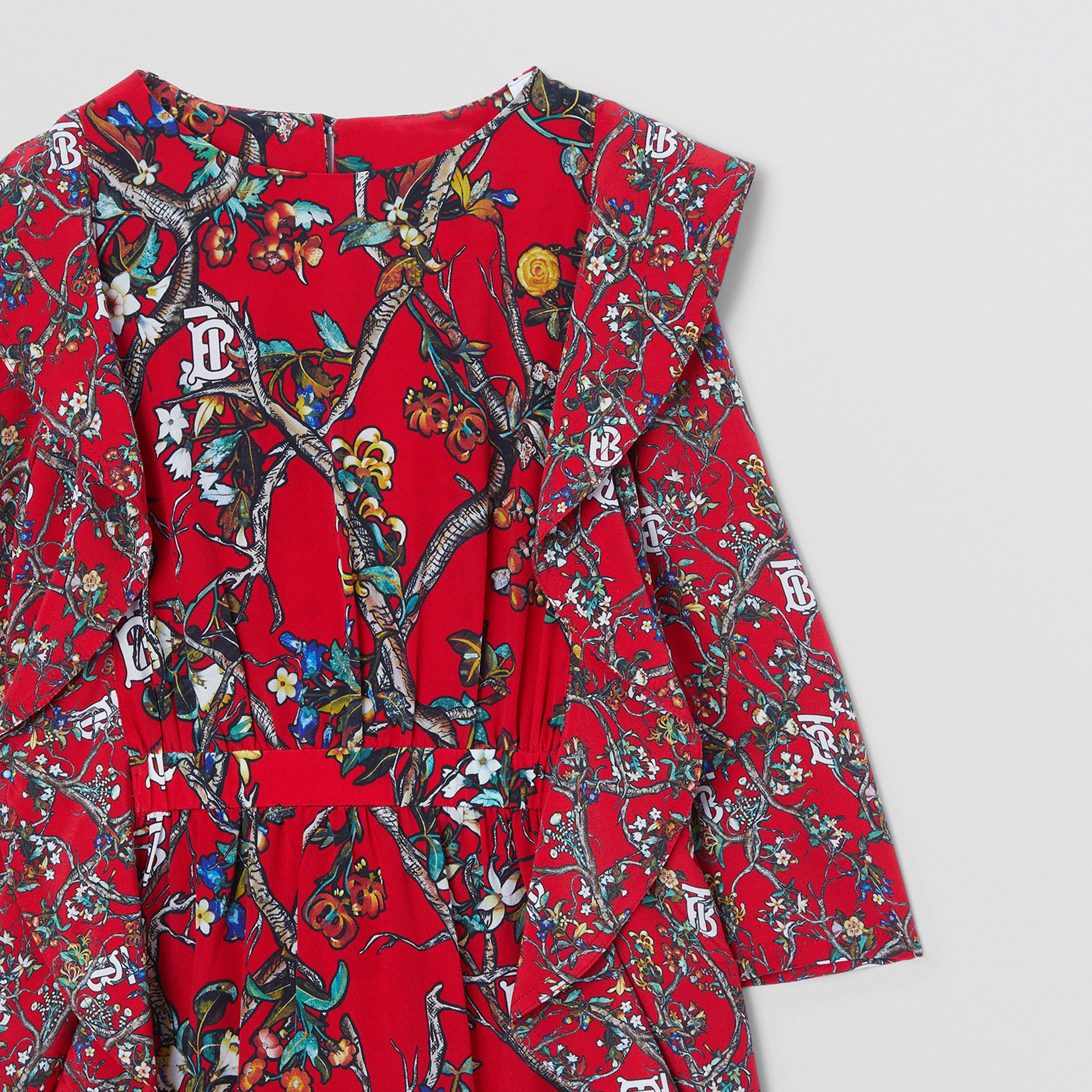 Burberry Çocuk Kırmızı Elbise