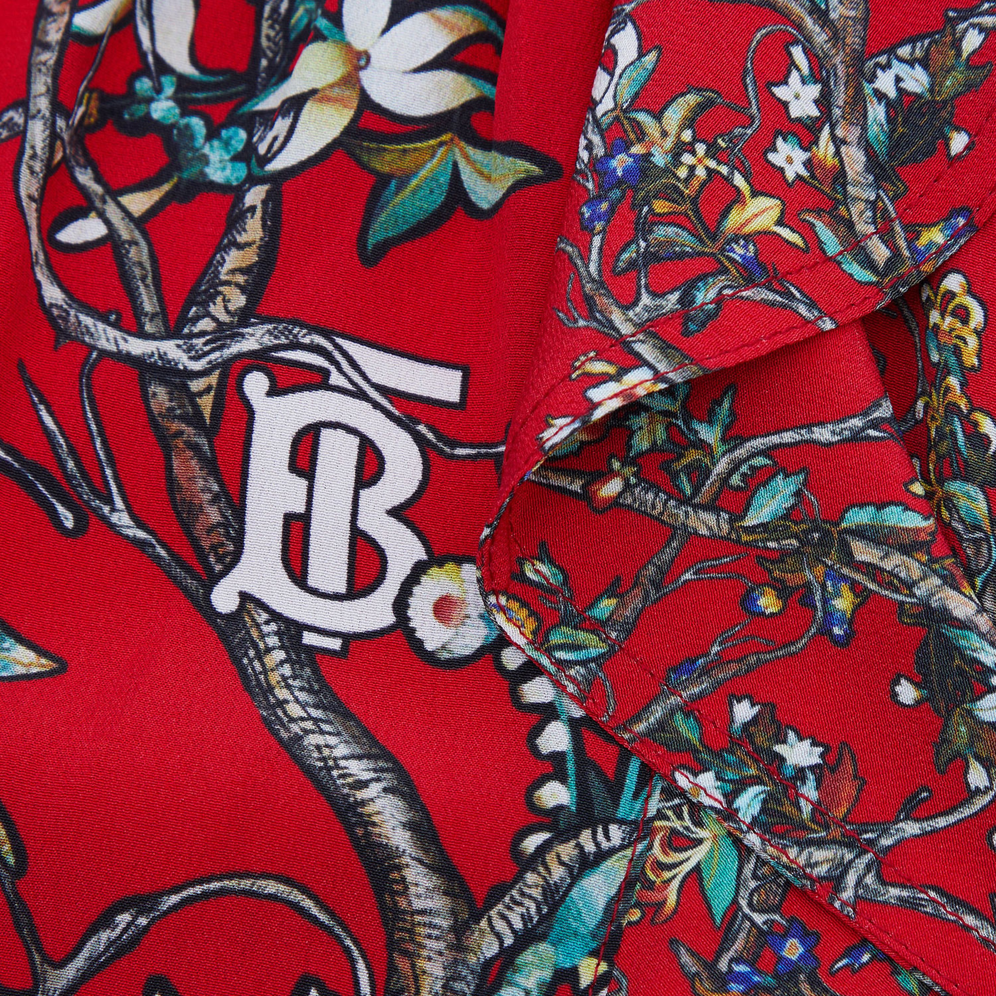 Burberry Çocuk Kırmızı Elbise