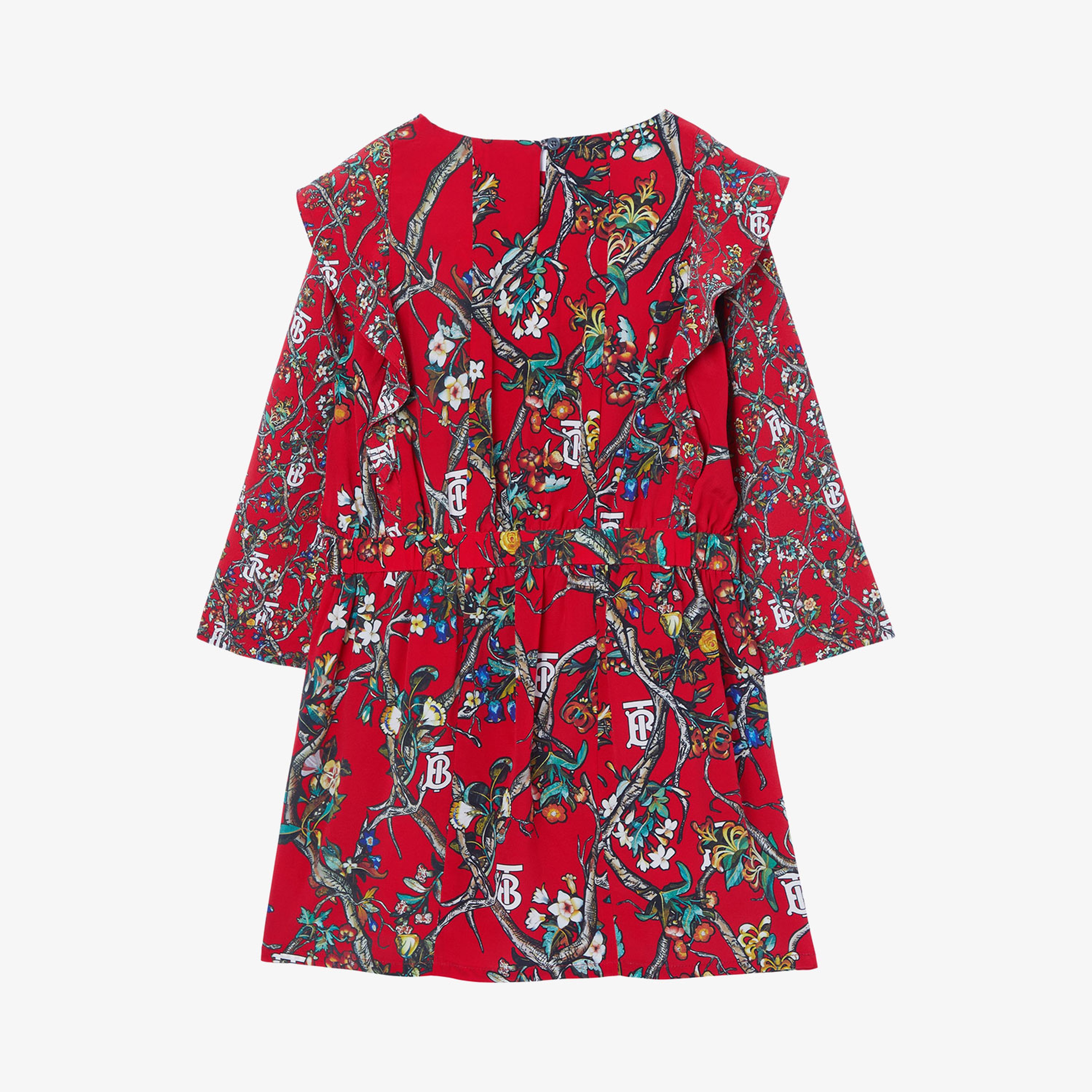 Burberry Çocuk Kırmızı Elbise