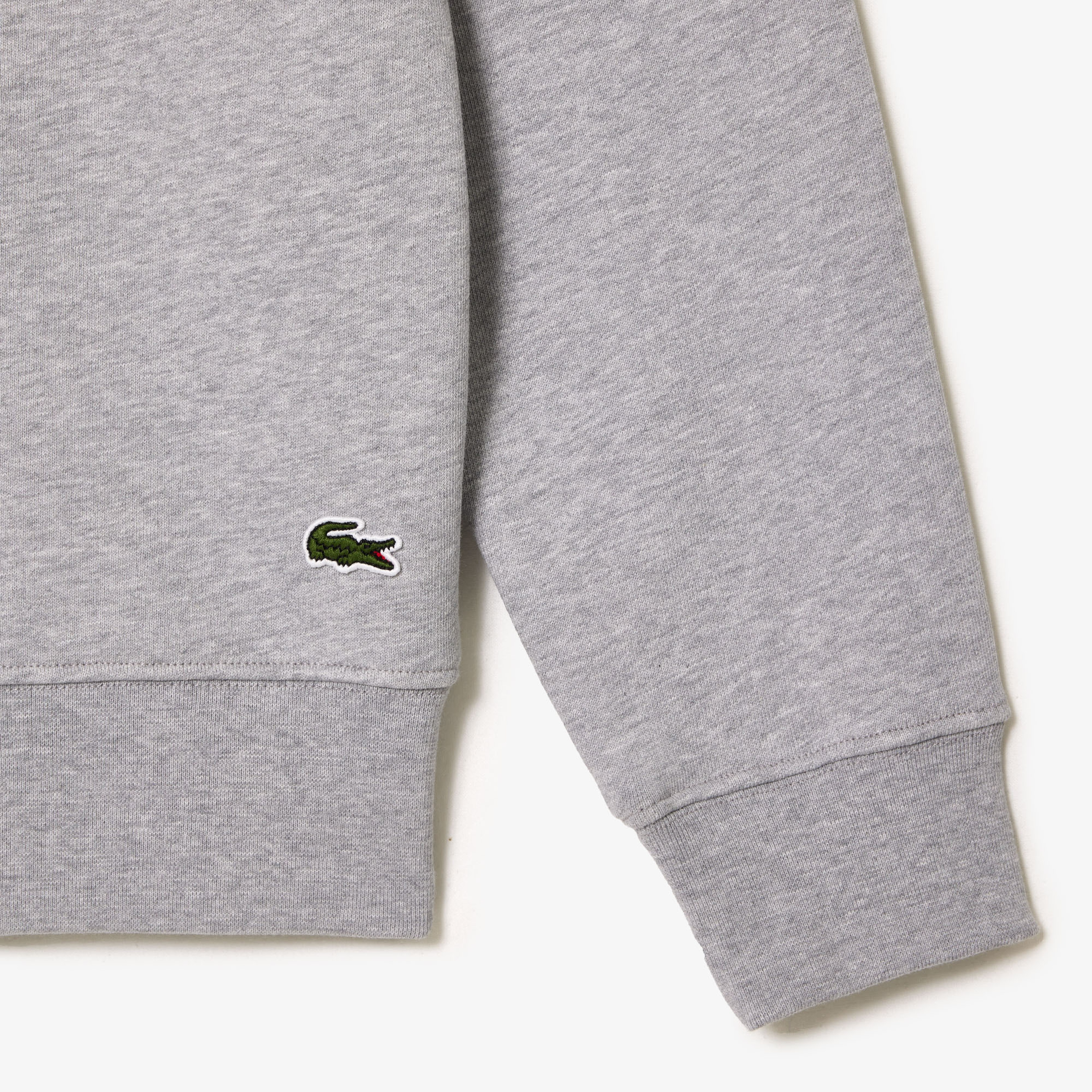 Erkek Classic Fit Bisiklet Yaka Baskılı Gri Sweatshirt