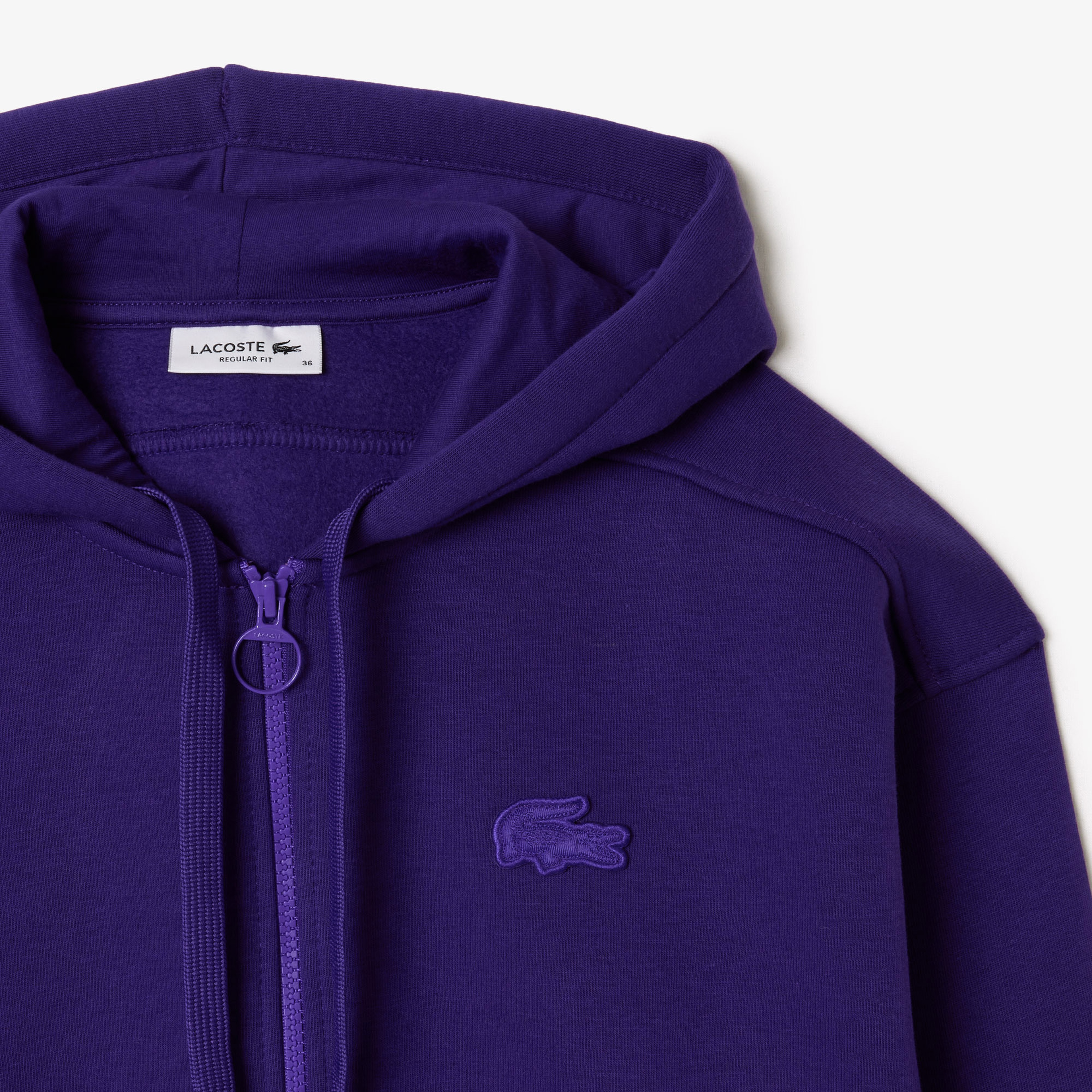 Kadın Regular Fit Kapüşonlu Mor Sweatshirt