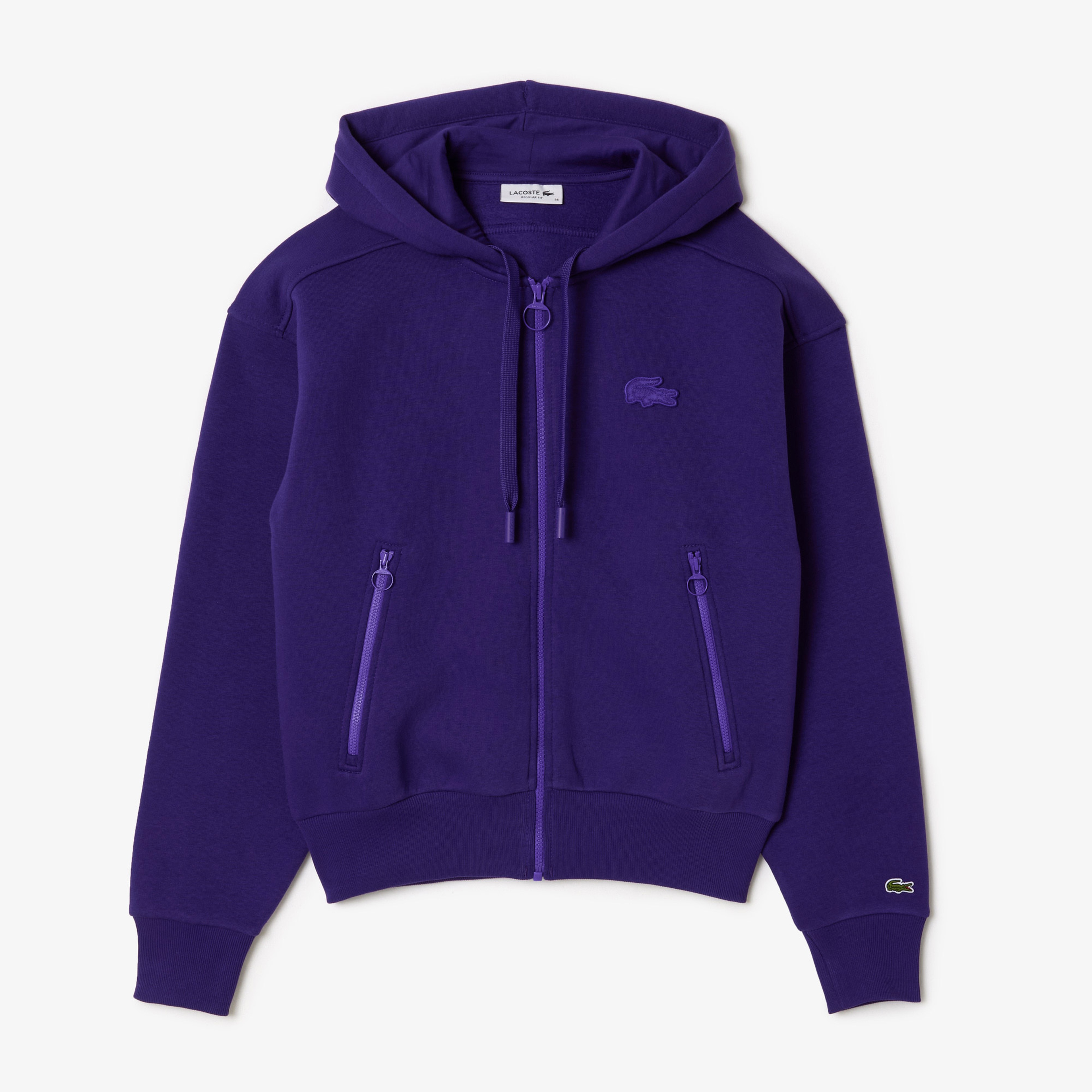 Kadın Regular Fit Kapüşonlu Mor Sweatshirt