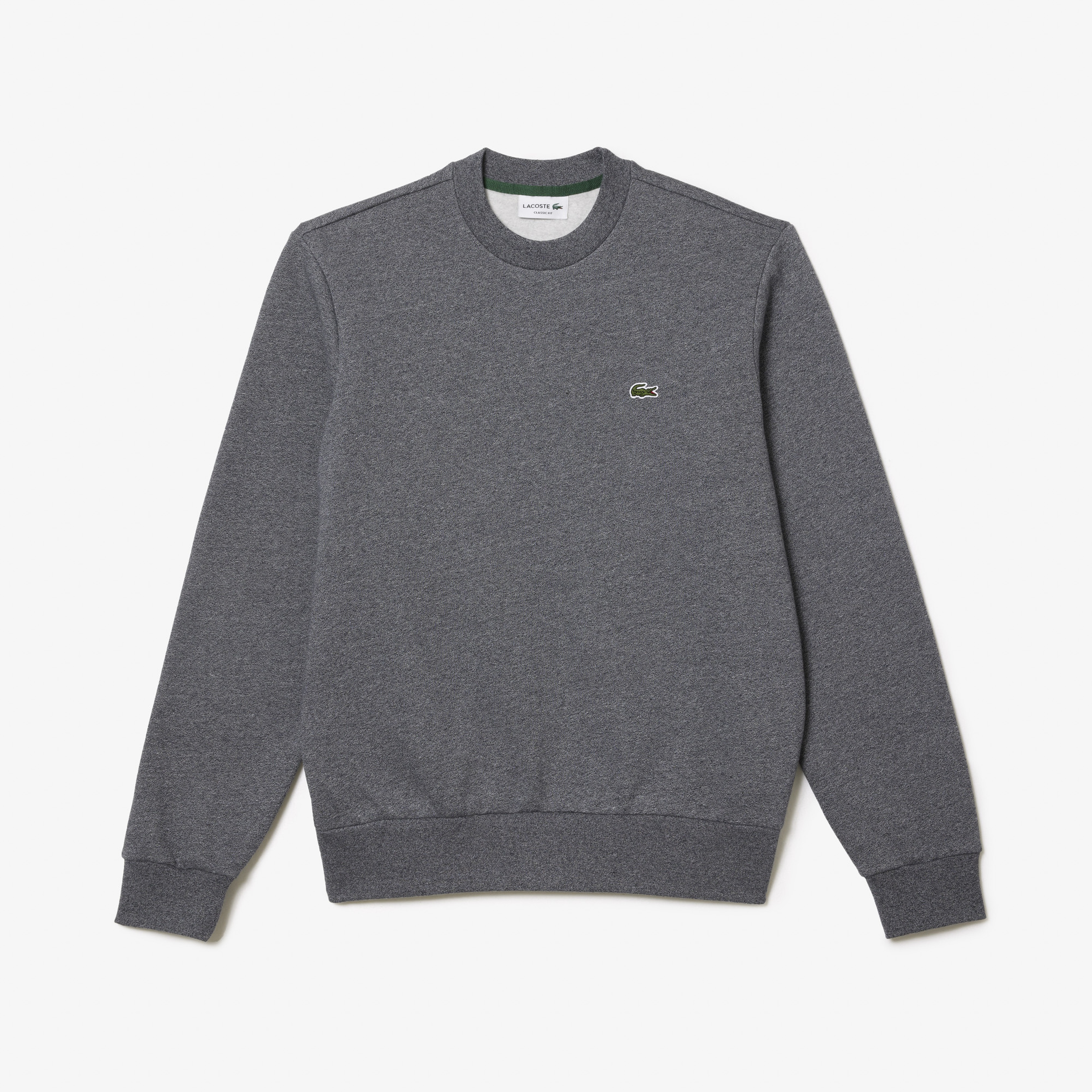 Erkek Classic Fit Bisiklet Yaka Gri Sweatshirt
