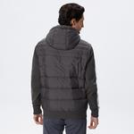 Erkek Kapüşonlu Gri Mont