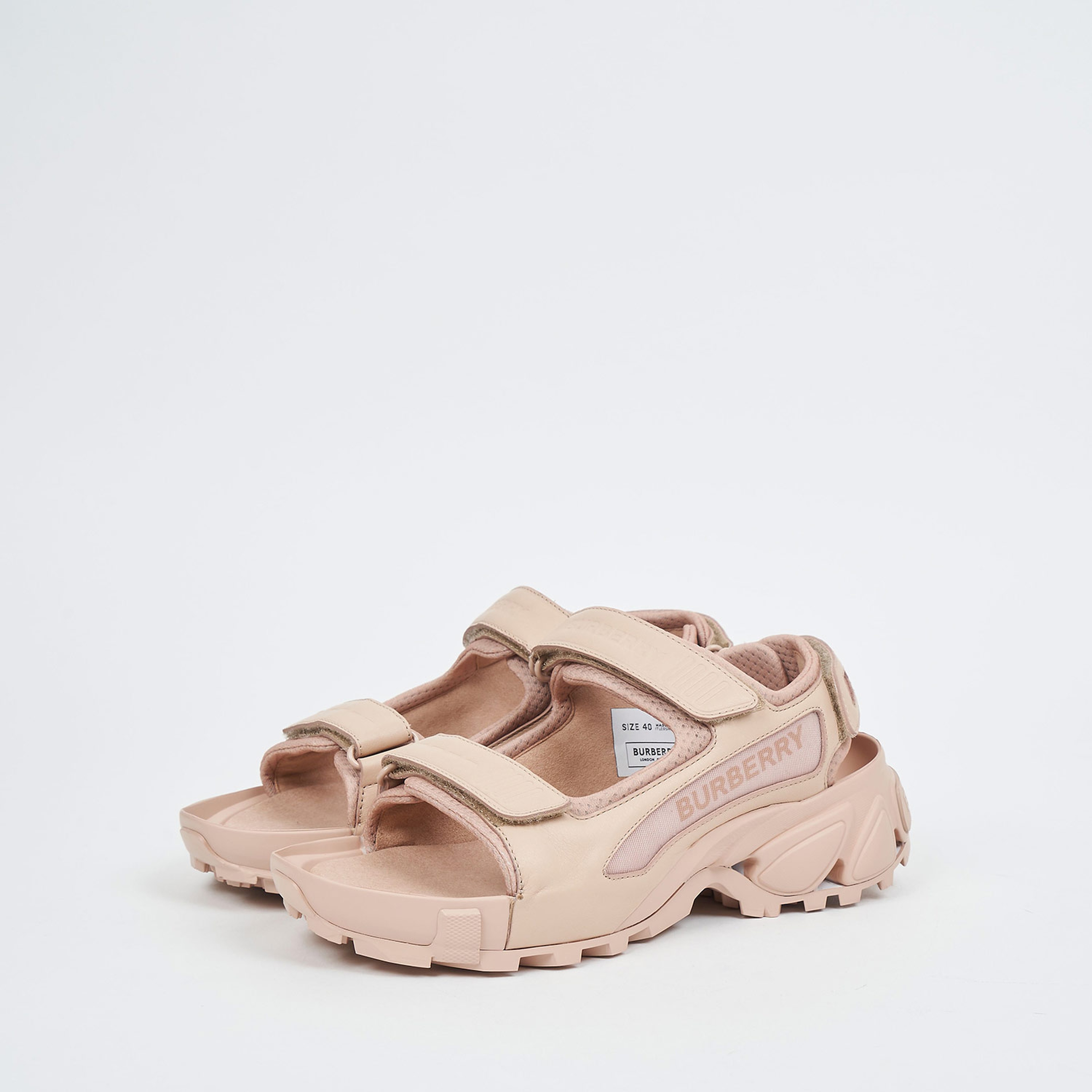 Burberry Kadın Bej Sandalet