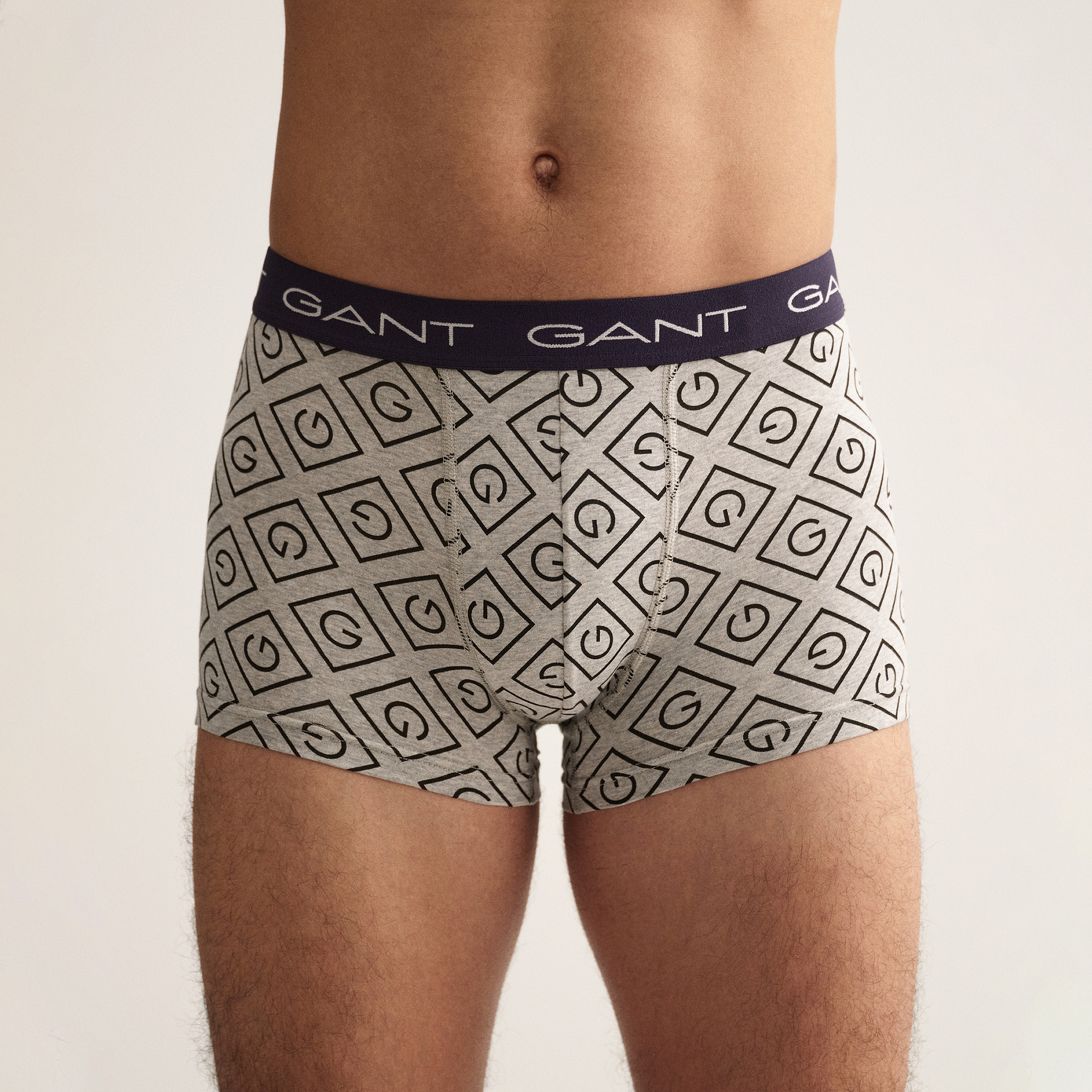 GANT Erkek Renkli Logolu Trunk Fit 3'lü Boxer
