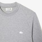 Erkek Classic Fit Bisiklet Yaka Gri Sweatshirt