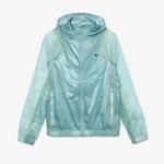 Active Erkek Kapüşonlu Renk Bloklu Yeşil Mont