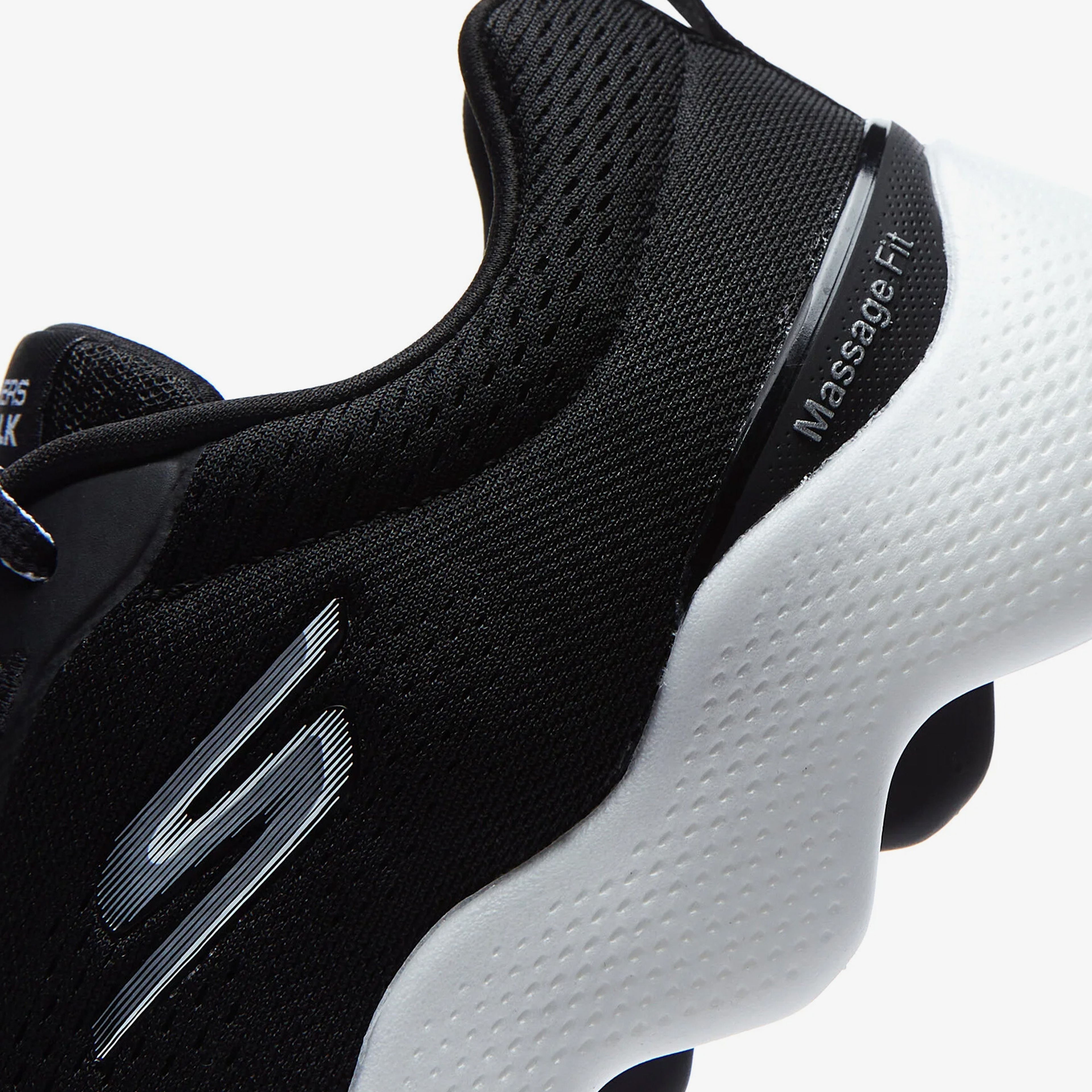 Skechers Go Walk Massage Fit Kadın Siyah Spor Ayakkabı