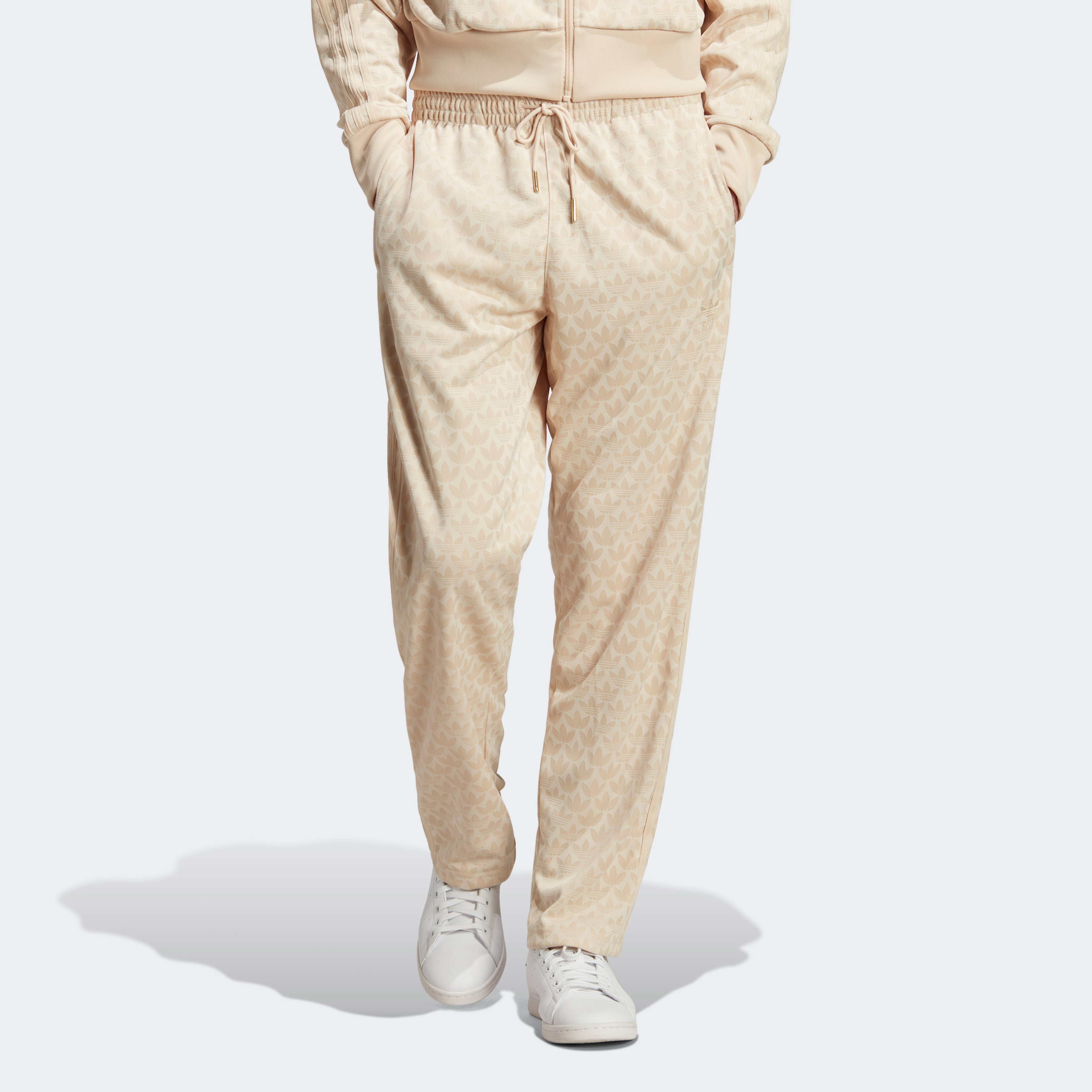 adidas Graphics Monogram Track Erkek Krem Eşofman Altı