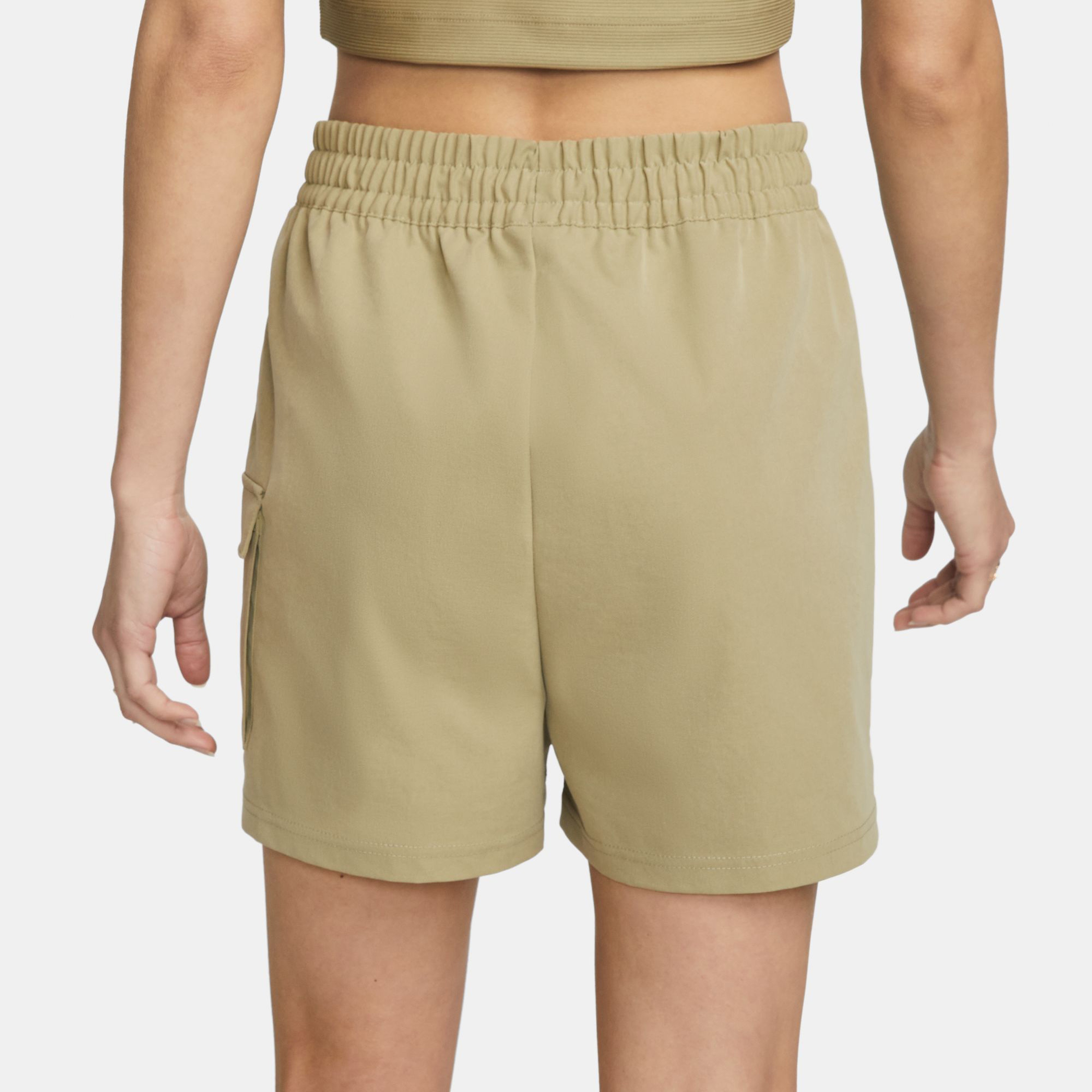 Nike Sportswear Swoosh Kadın Krem Şort