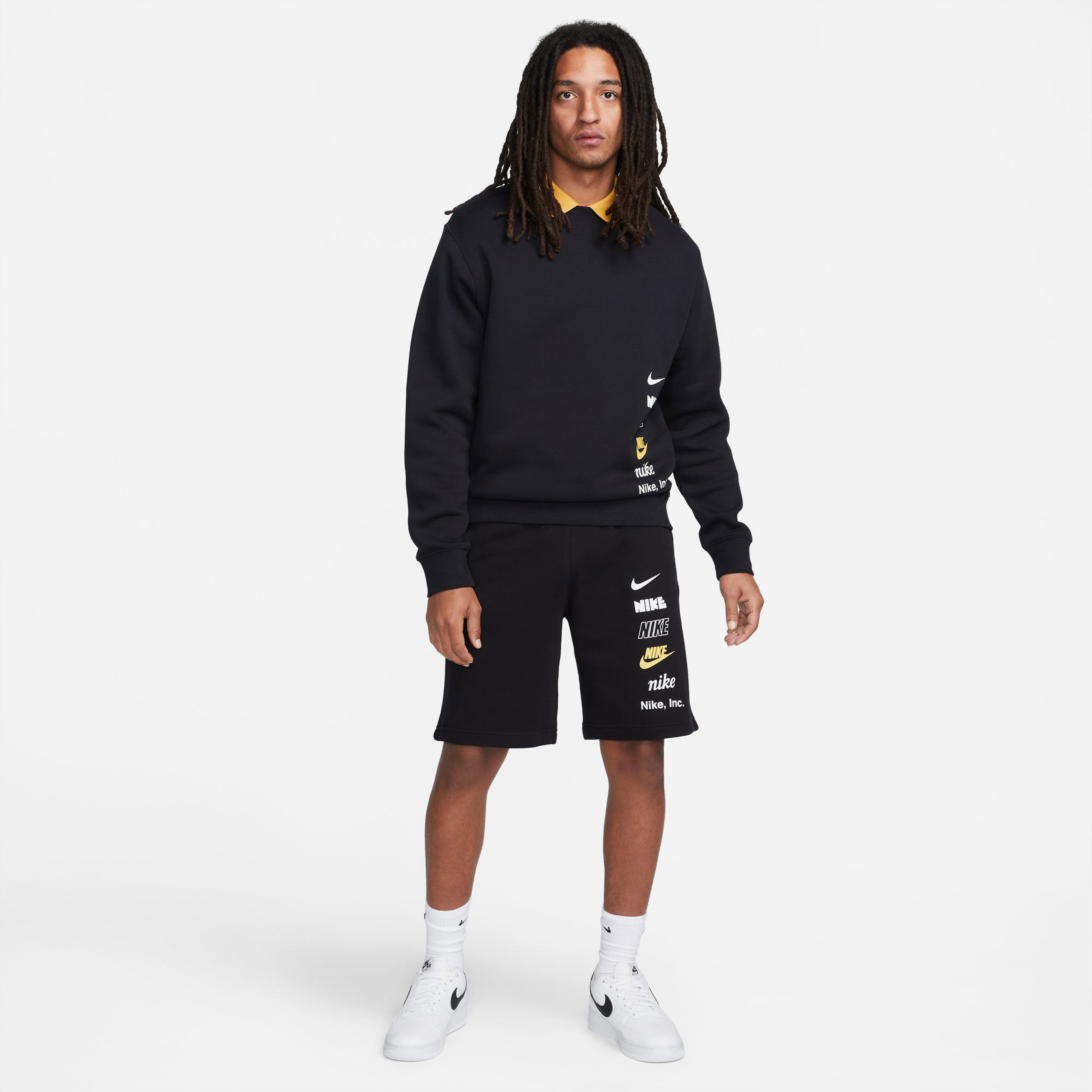 Nike Club+ Ft Mlogo Erkek Siyah Şort