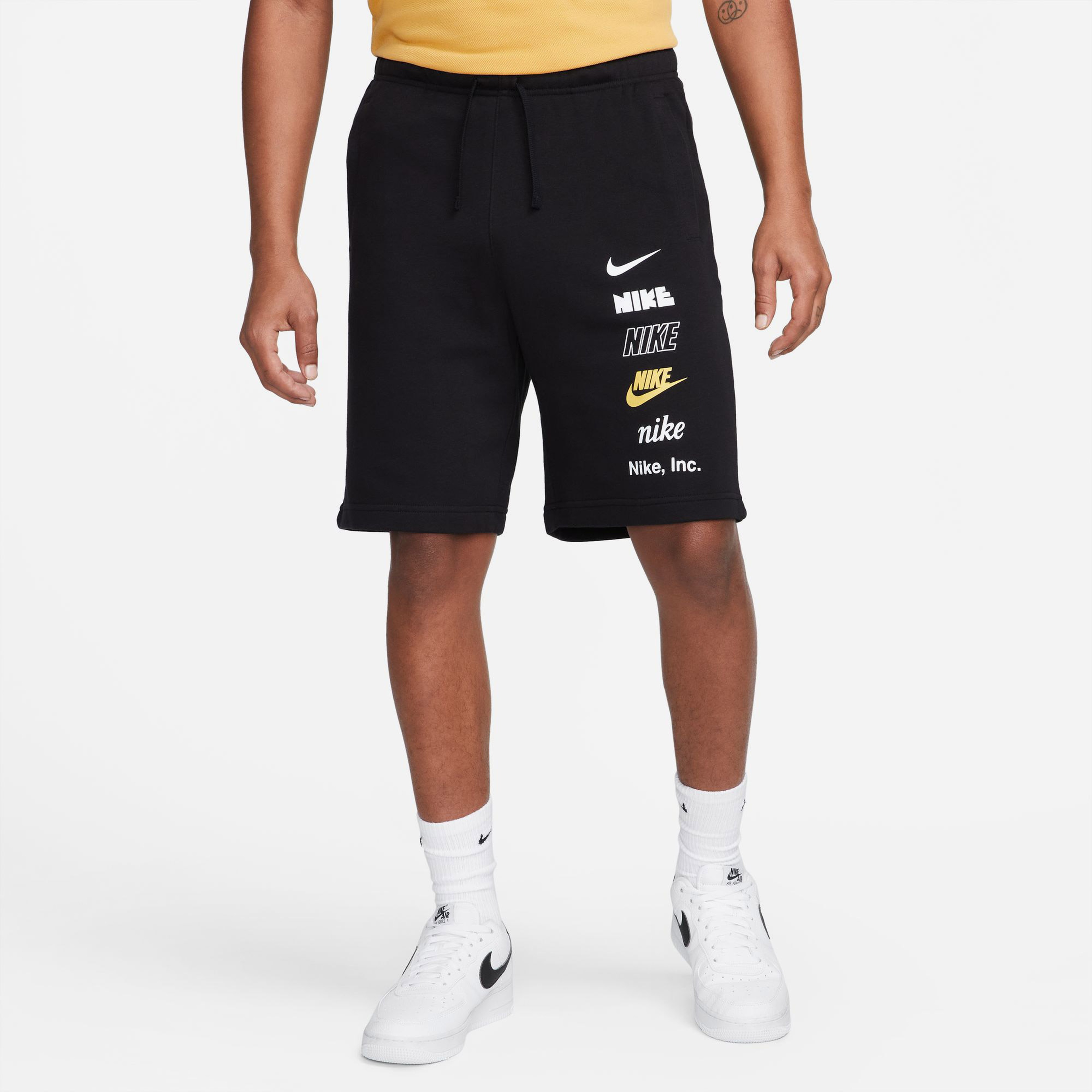 Nike Club+ Ft Mlogo Erkek Siyah Şort