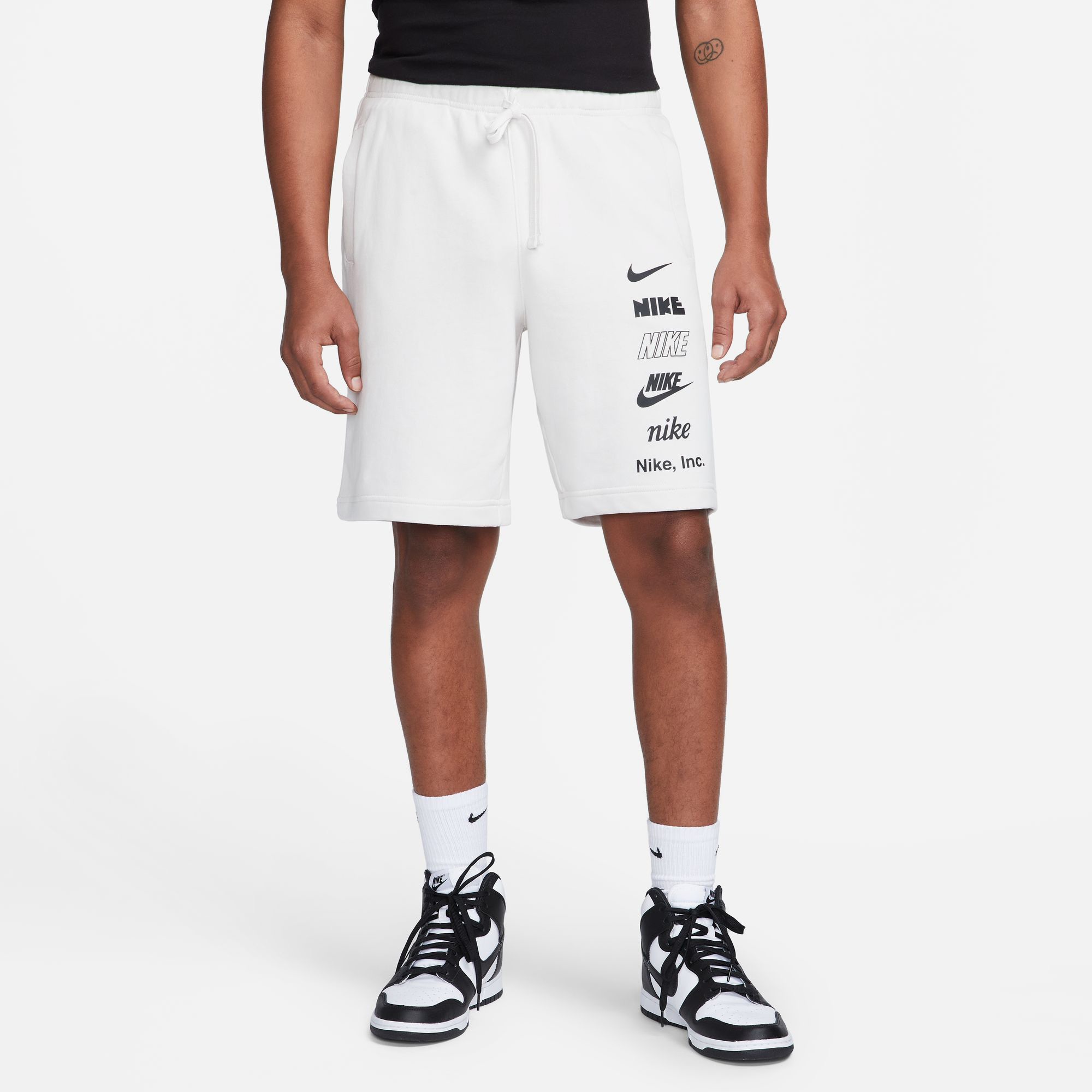 Nike Club+ Ft Mlogo Erkek Beyaz Şort