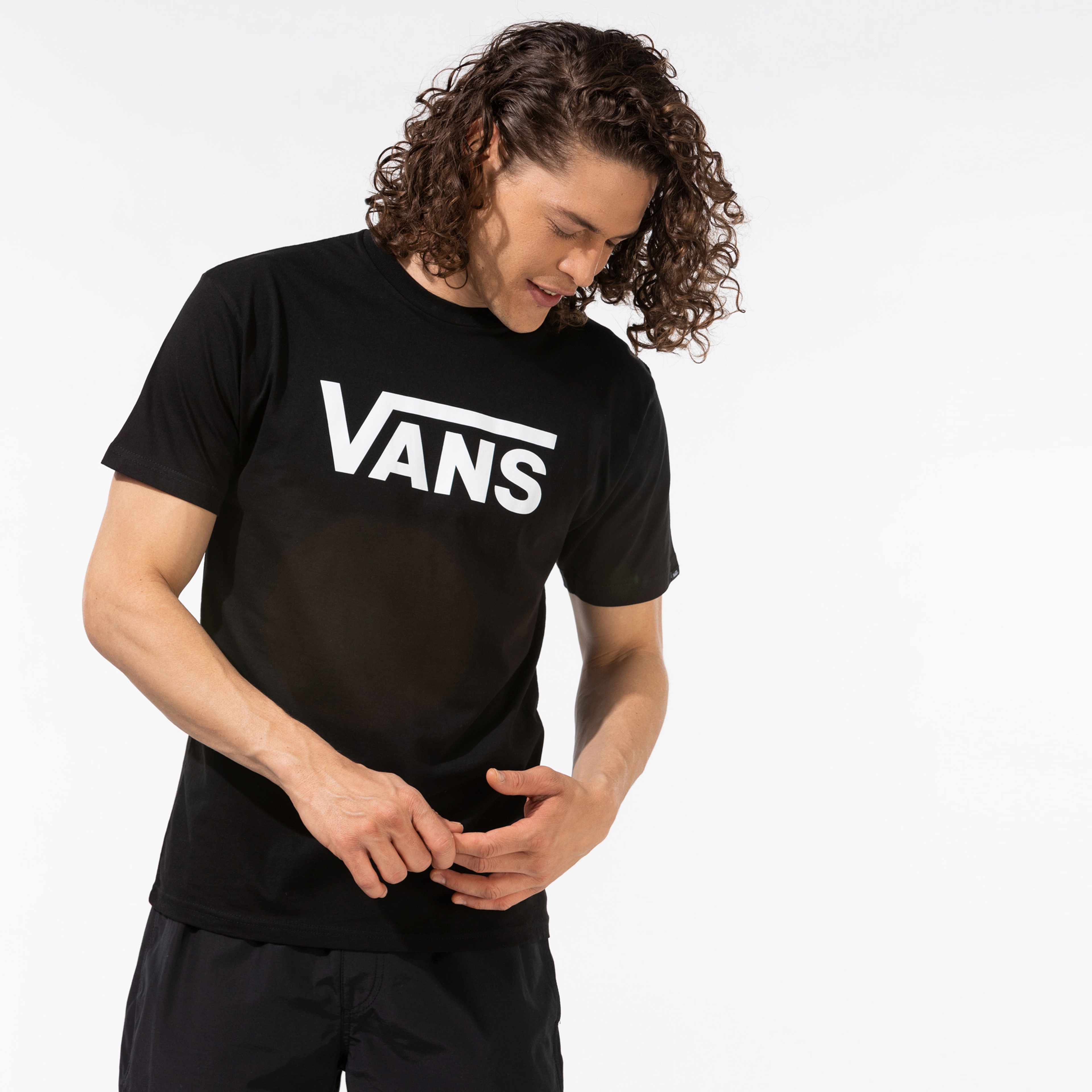 Vans Classic Erkek Siyah T-Shirt