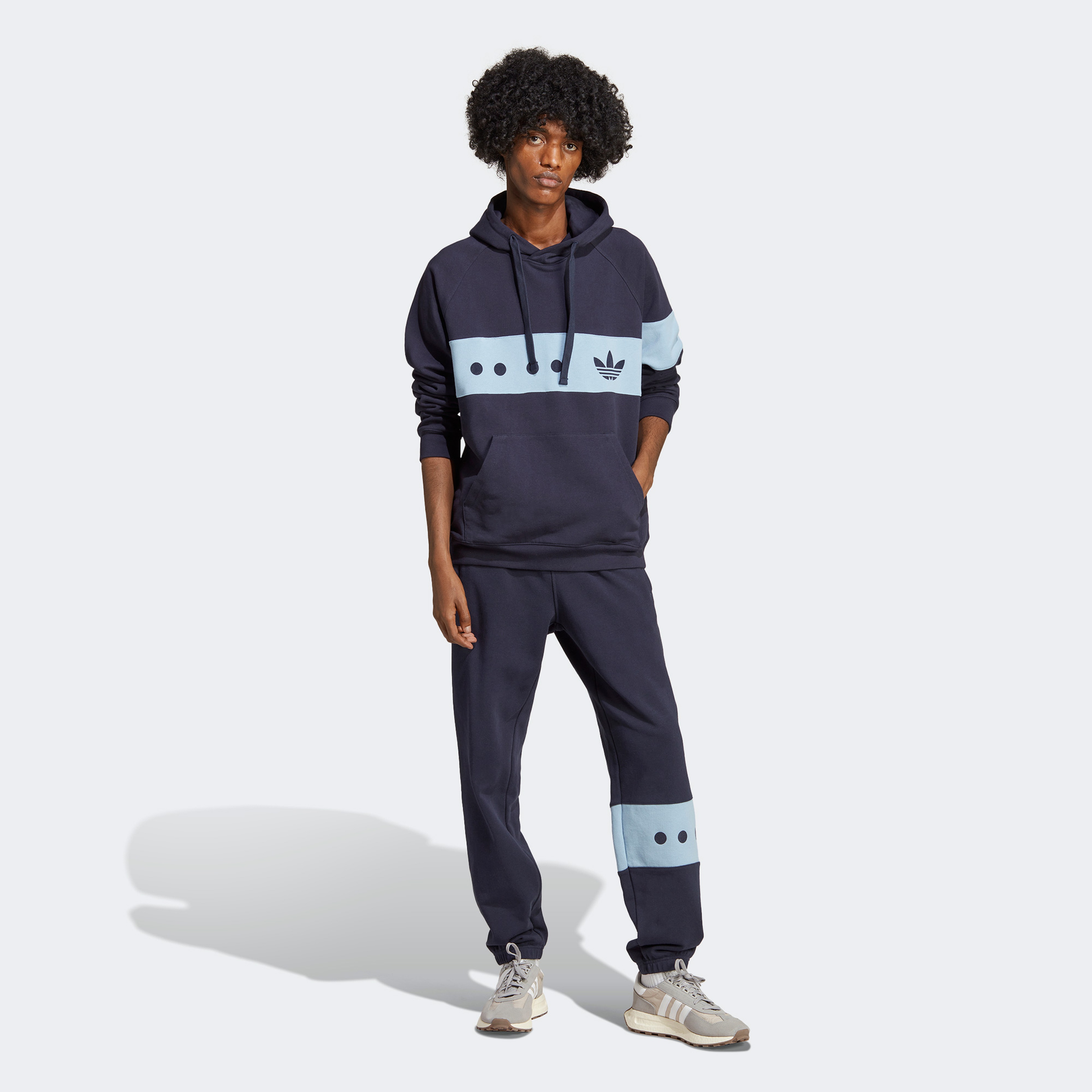 adidas RIFTA City Boy Erkek Lacivert Hoodie