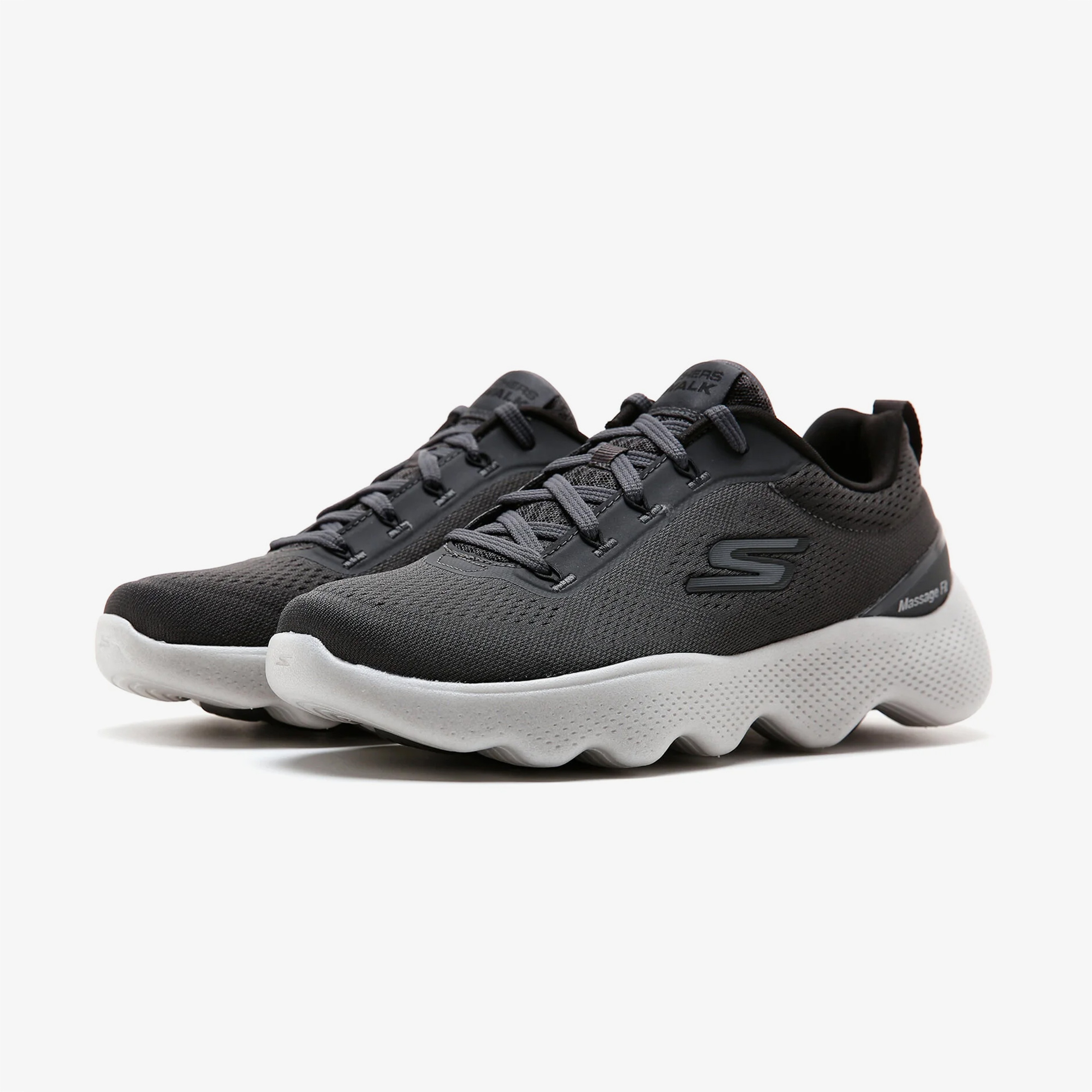 Skechers Go Walk Massage Fit Erkek Siyah Spor Ayakkabı